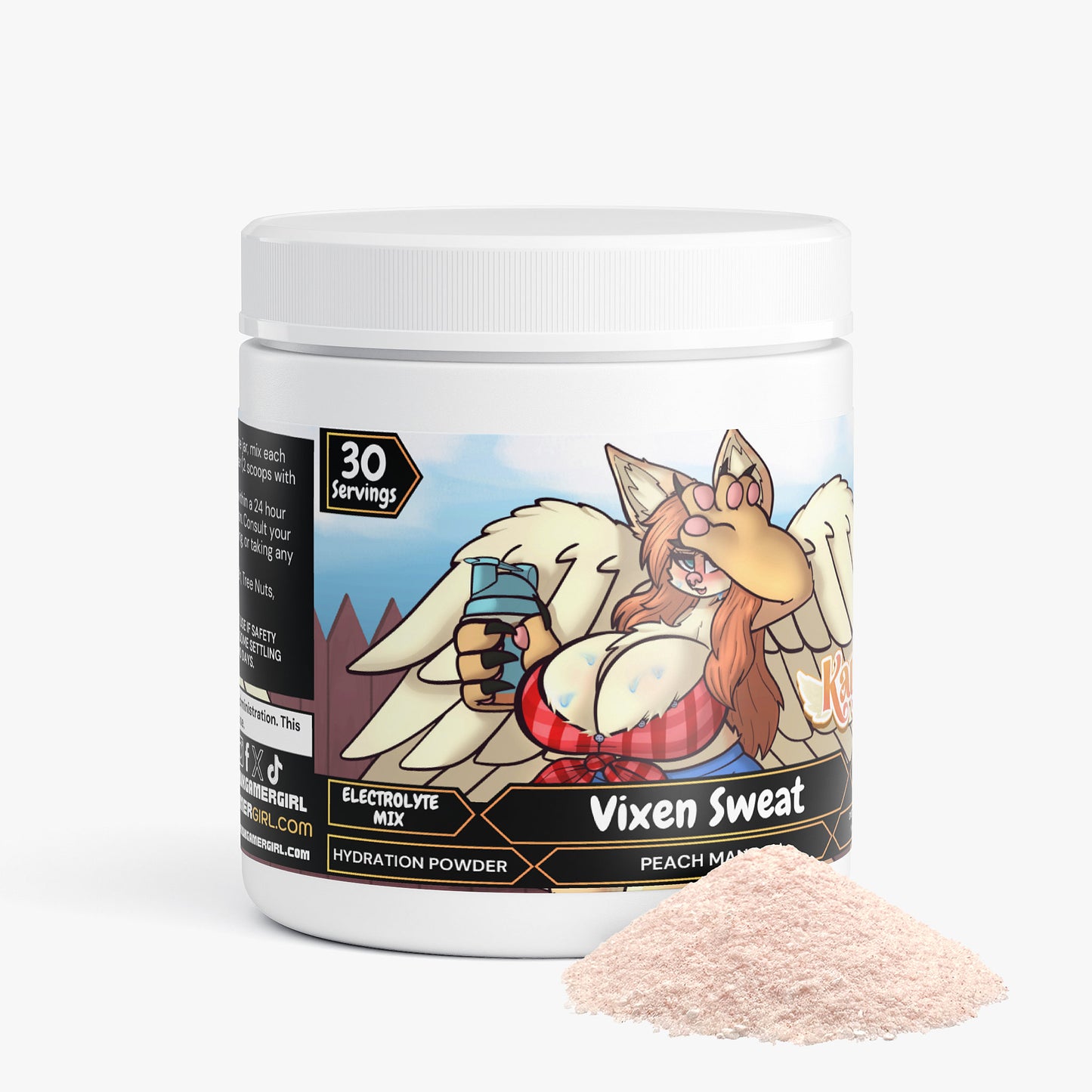 KatFox - Vixen Sweat Hydration Powder (Peach Mango)