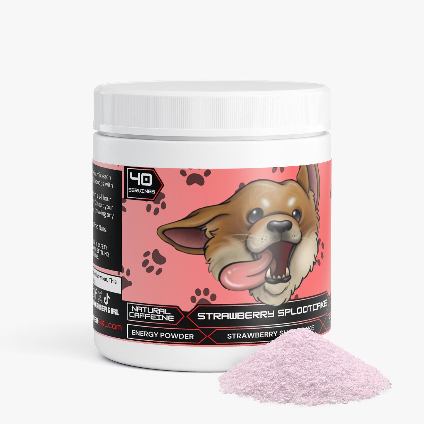 Sexypk - Strawberry Splootcake Energy Powder (Strawberry Shortcake)