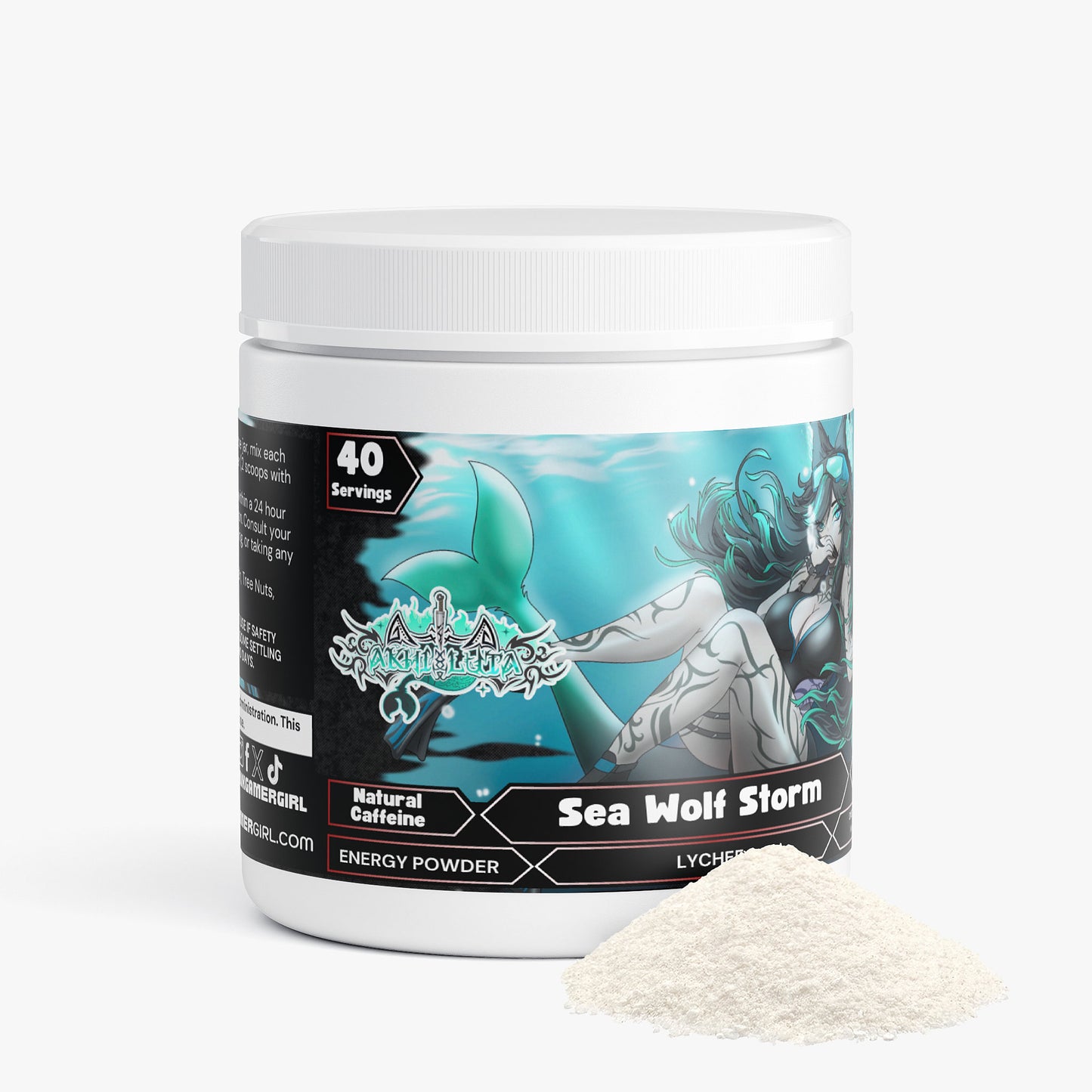 Akhi Luta - Sea Wolf Storm Energy Powder (Lychee Splash Energy)