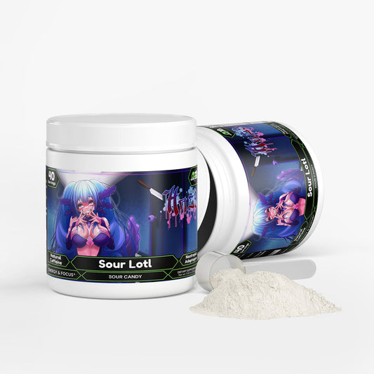 Hazy VT - Sour Lotl Focus Powder (Sour Candy)