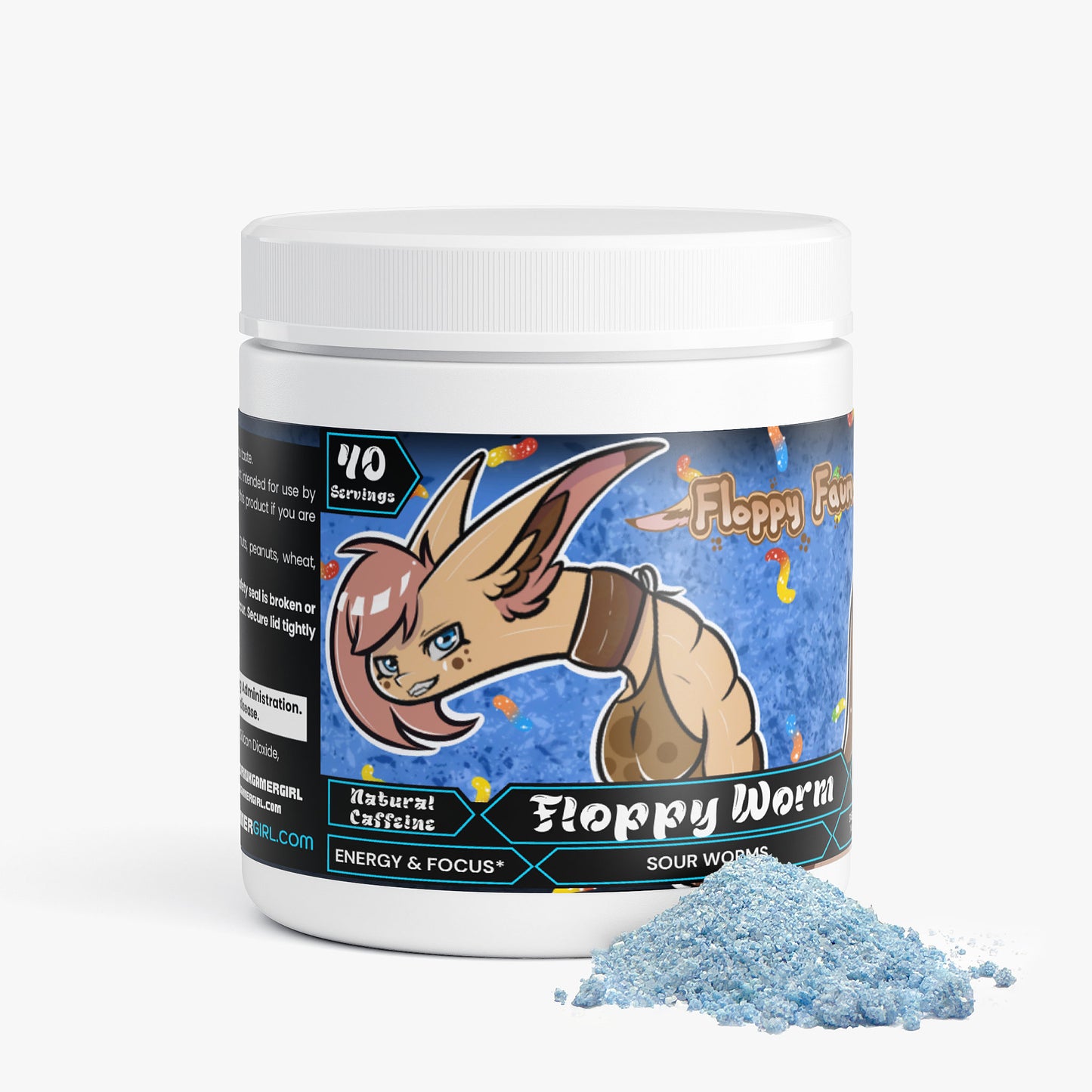 Floppy Faun - Floppy Worm Focus Powder (Sour Worms)