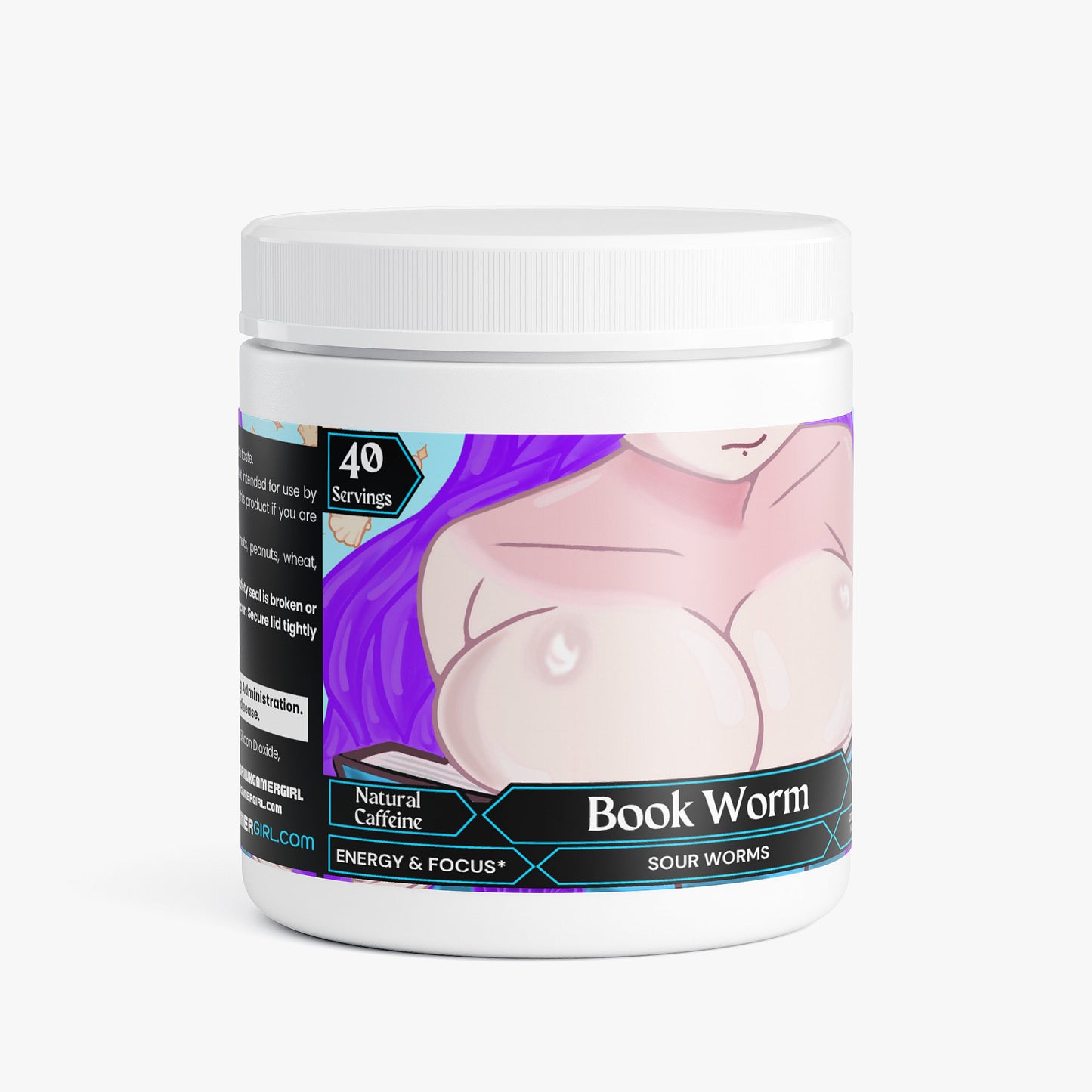 Syrin & PsySly - Book Worm Focus Powder (Sour Worms)