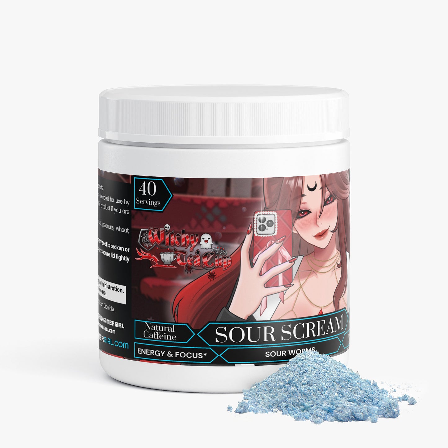 Witchy Tea Cup - Focus Powder (Sour Worms)
