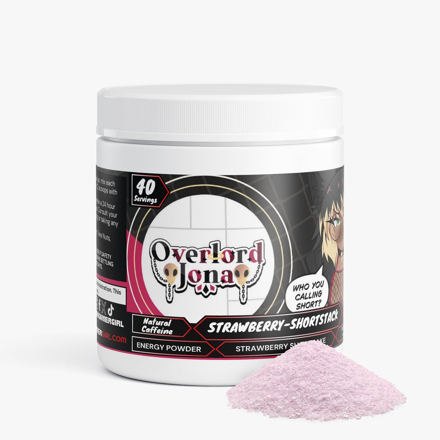 Overlord Jona - Strawberry-shortstack Energy Powder (Strawberry Shortcake)