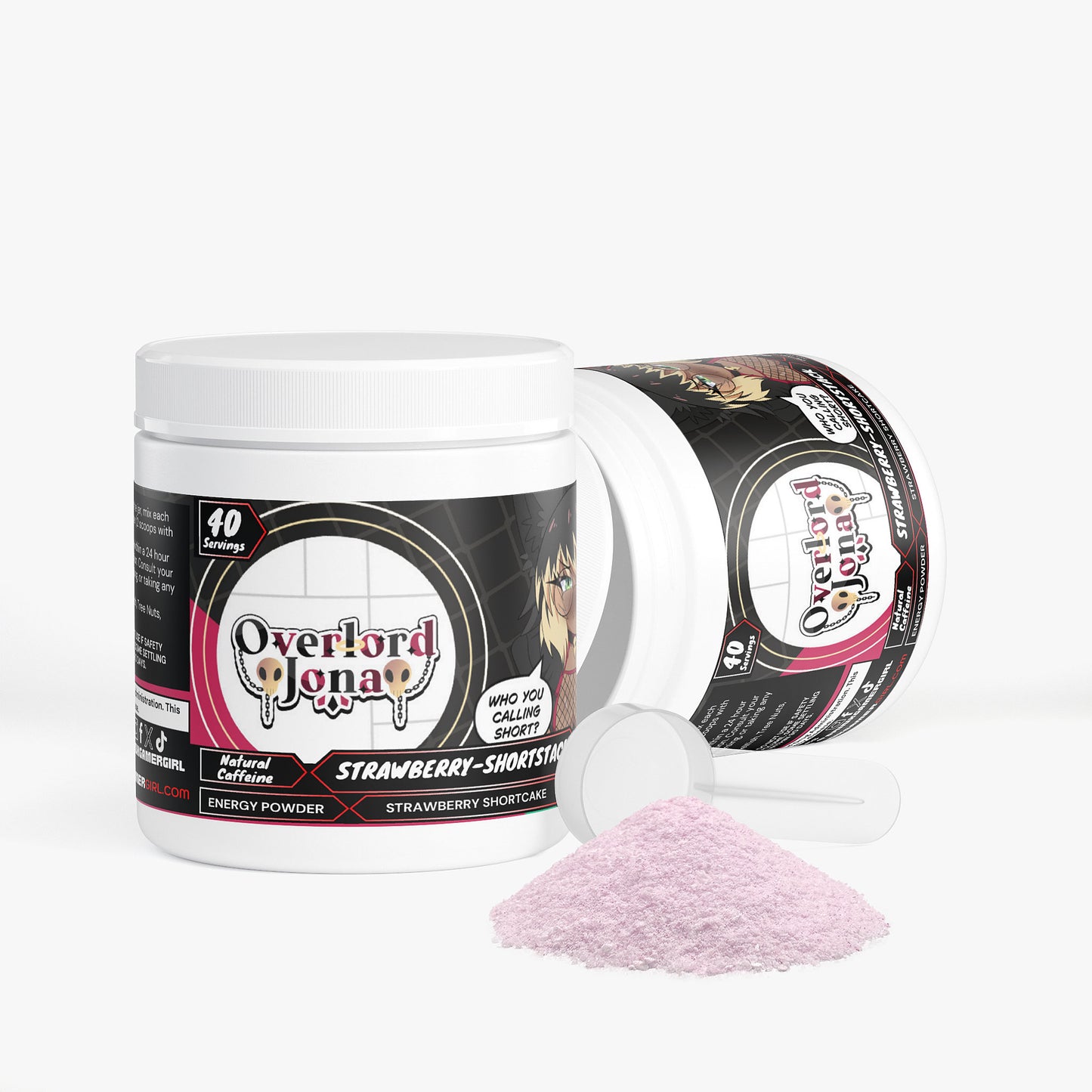 Overlord Jona - Strawberry-shortstack Energy Powder (Strawberry Shortcake)