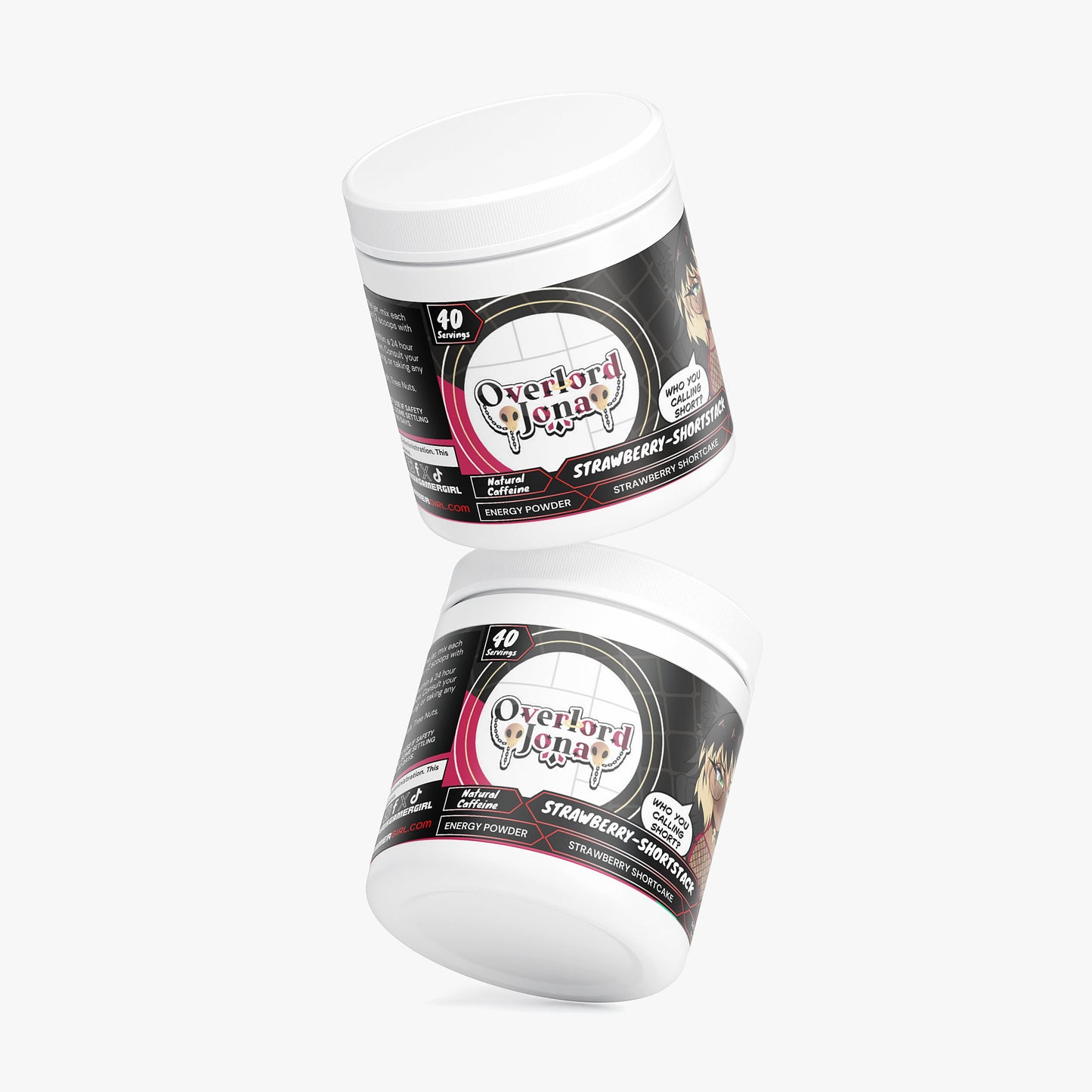 Overlord Jona - Strawberry-shortstack Energy Powder (Strawberry Shortcake)