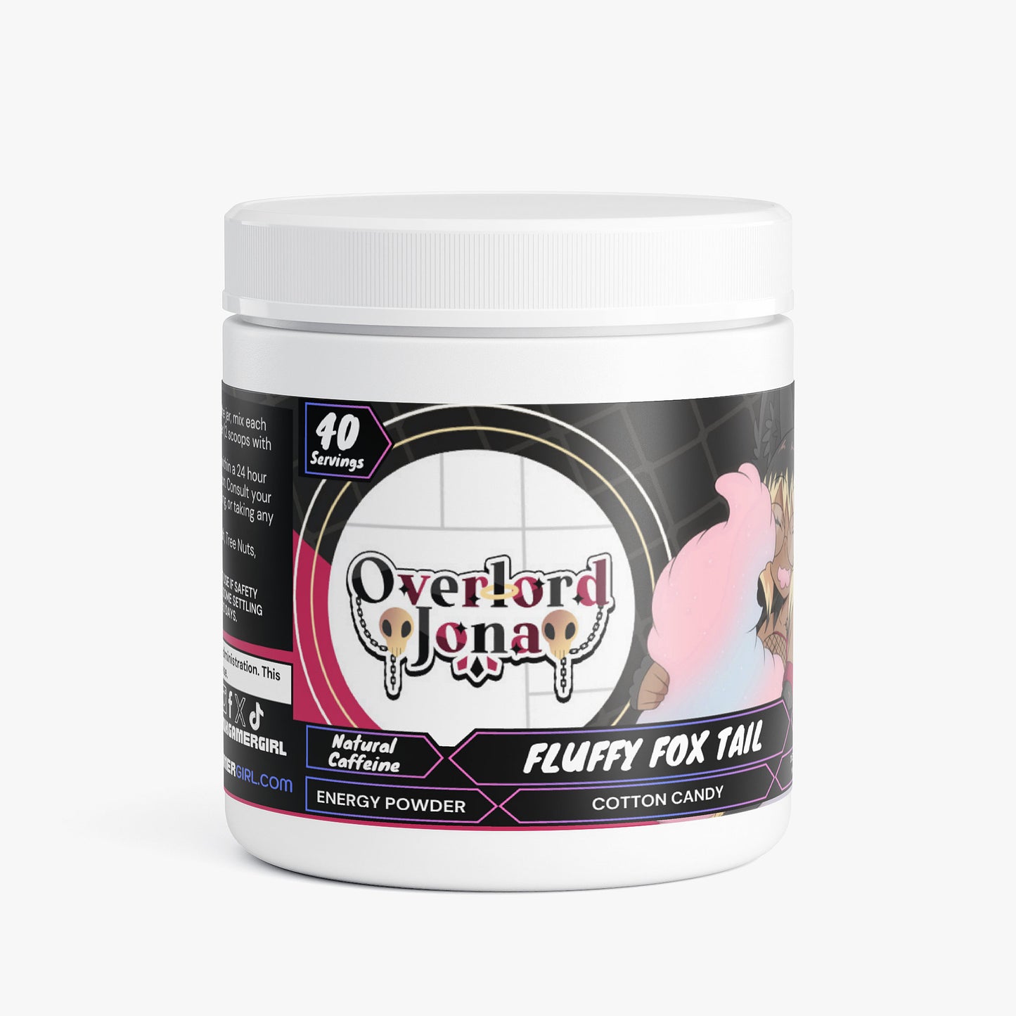 Overlord Jona - Fluffy Fox Tail Energy Powder (Cotton Candy)