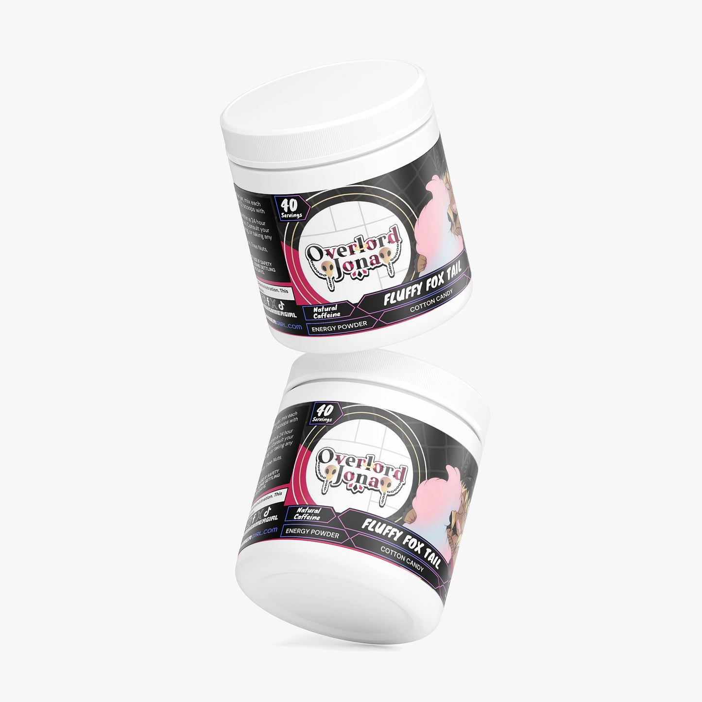 Overlord Jona - Fluffy Fox Tail Energy Powder (Cotton Candy)