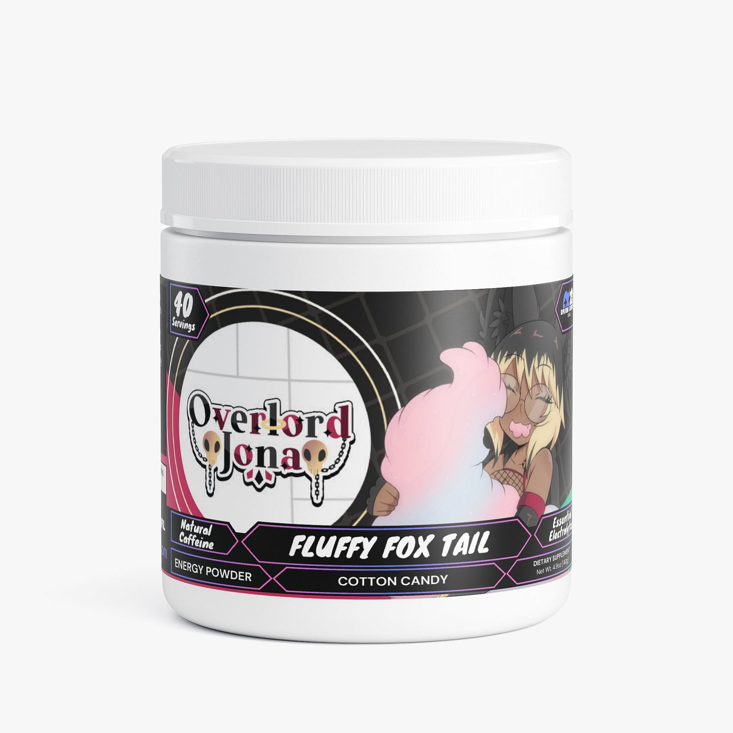 Overlord Jona - Fluffy Fox Tail Energy Powder (Cotton Candy)