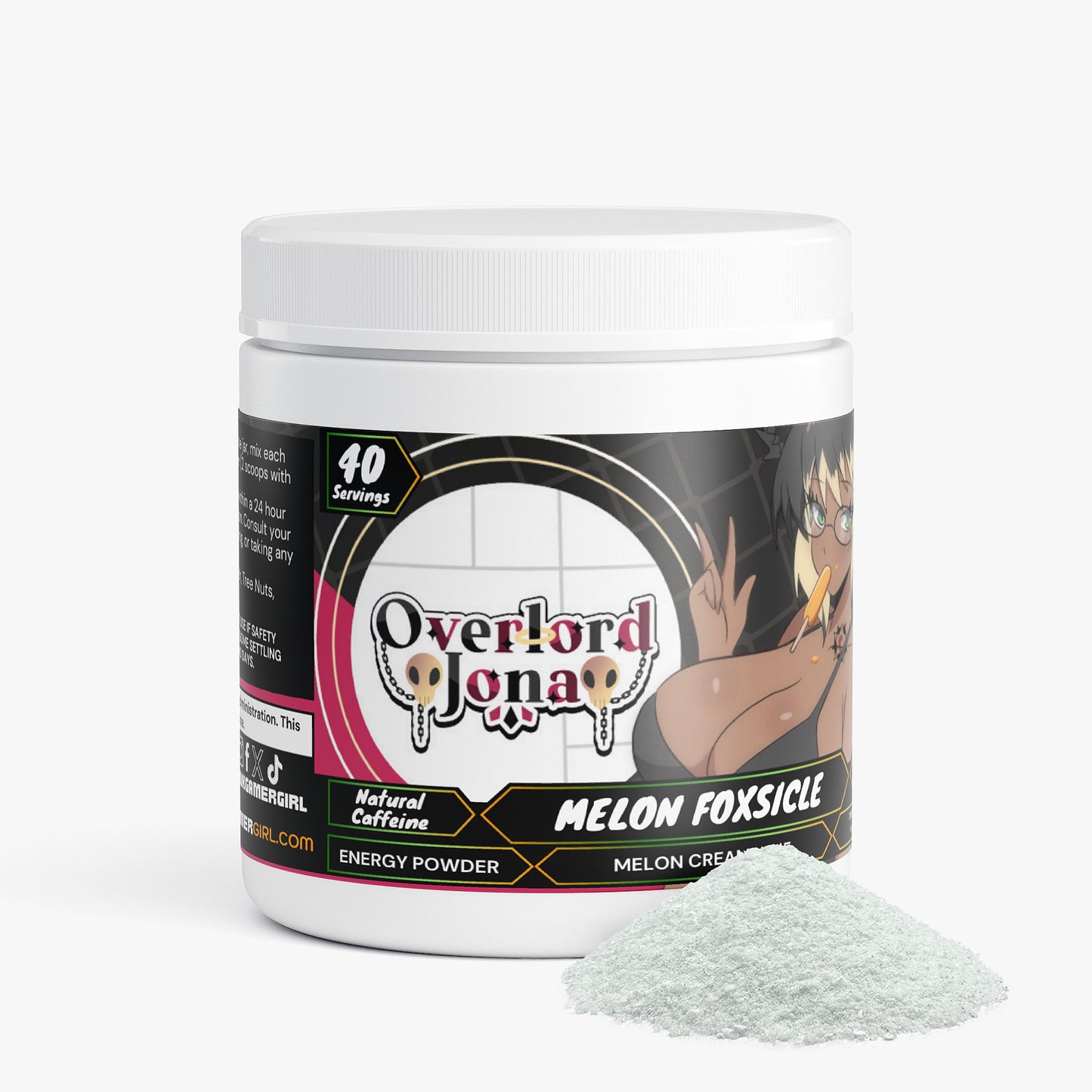 Overlord Jona - Melon Foxsicle Energy Powder (Melon Creamsicle)