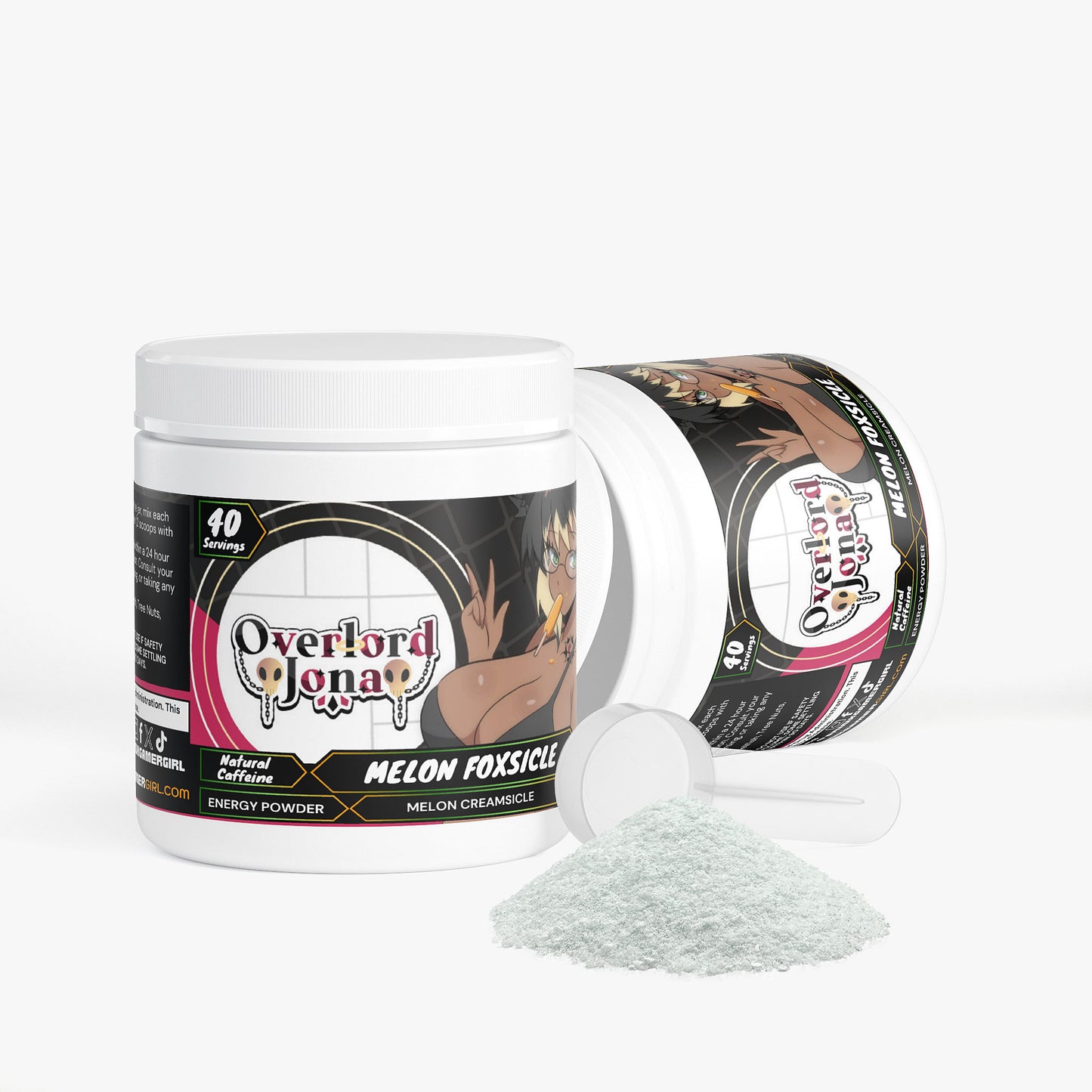 Overlord Jona - Melon Foxsicle Energy Powder (Melon Creamsicle)