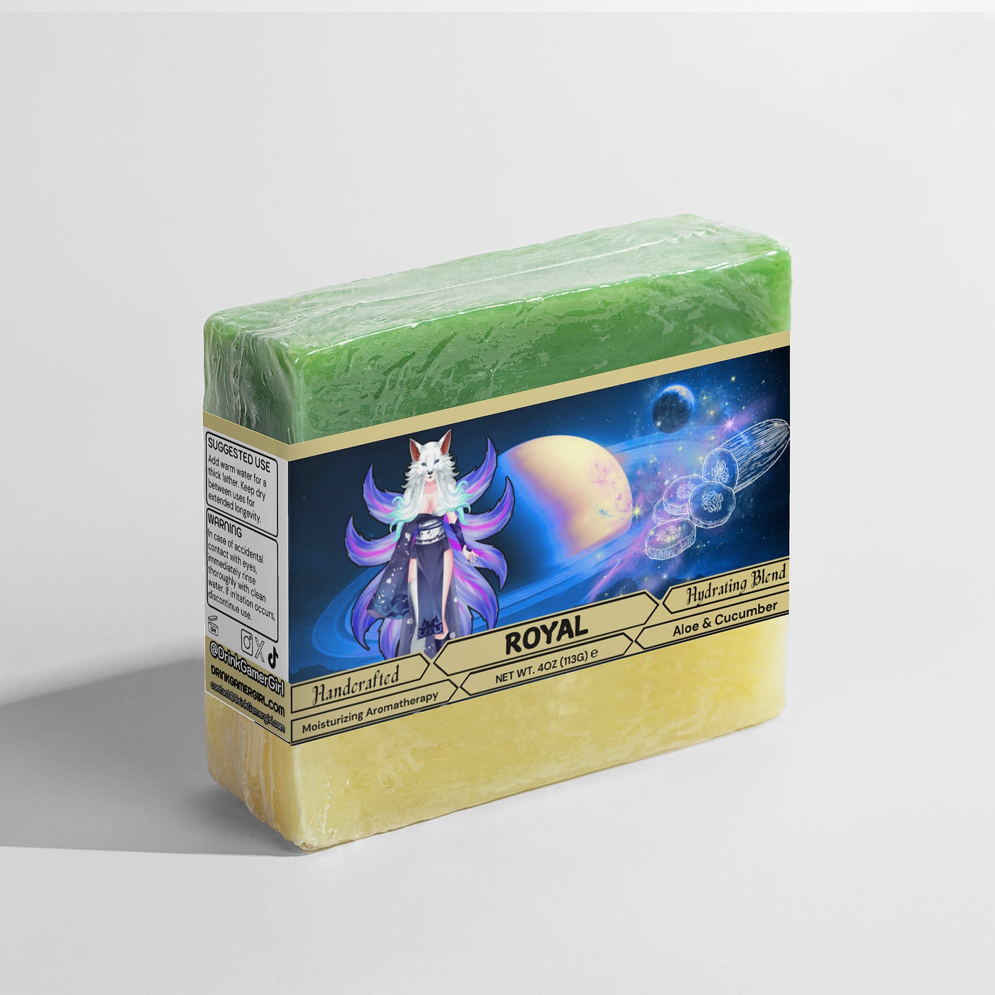 HazelWolfington - Royal Aloe & Cool Cucumber Soap
