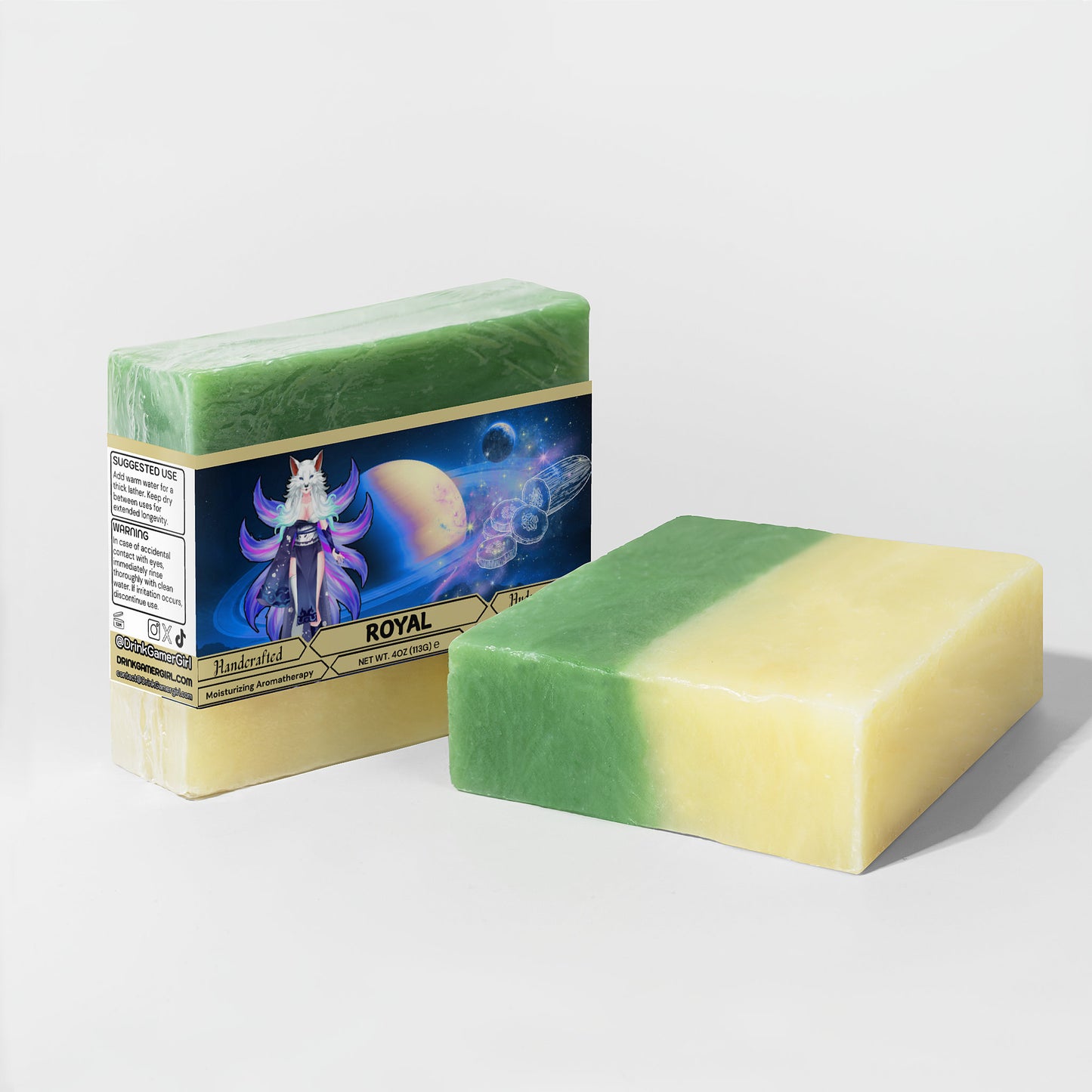HazelWolfington - Royal Aloe & Cool Cucumber Soap