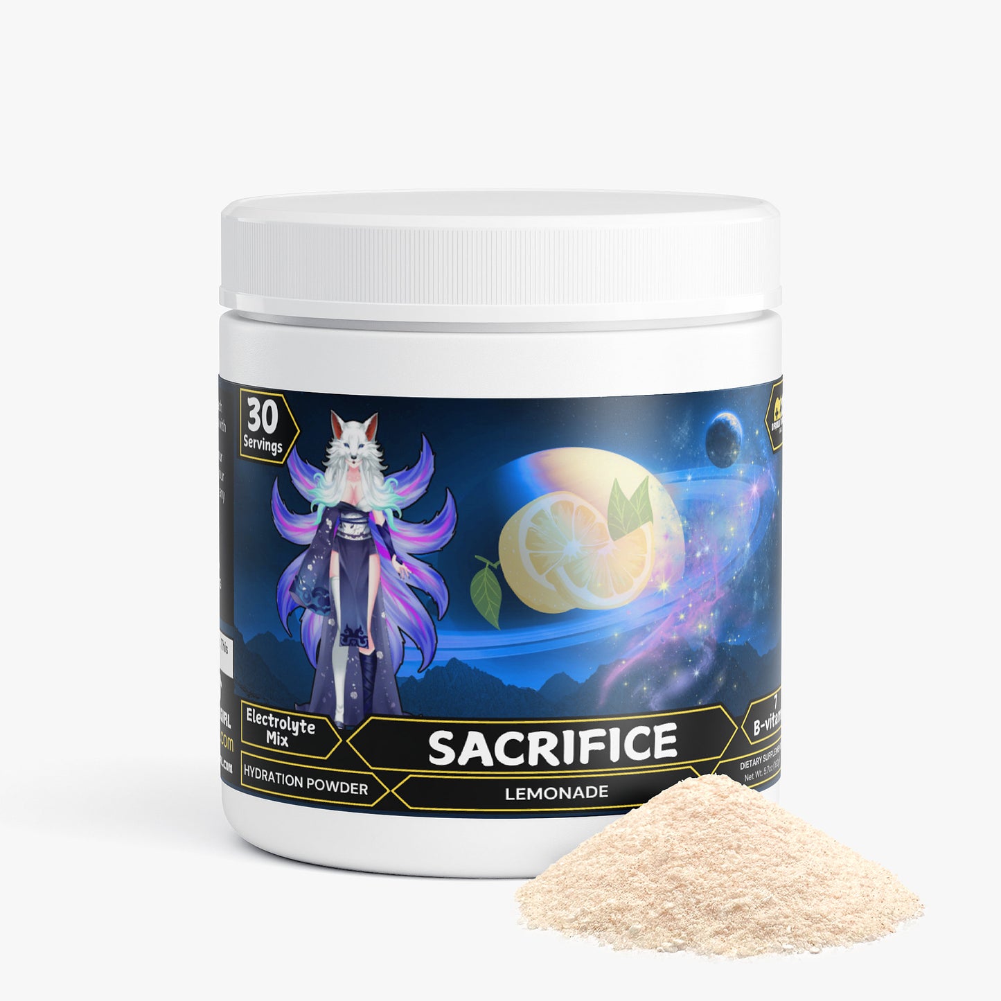 HazelWolfington - Sacrifice Hydration Powder (Lemonade)