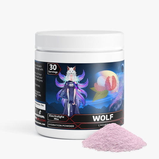 HazelWolfington - Wolf Hydration Powder (Lychee)