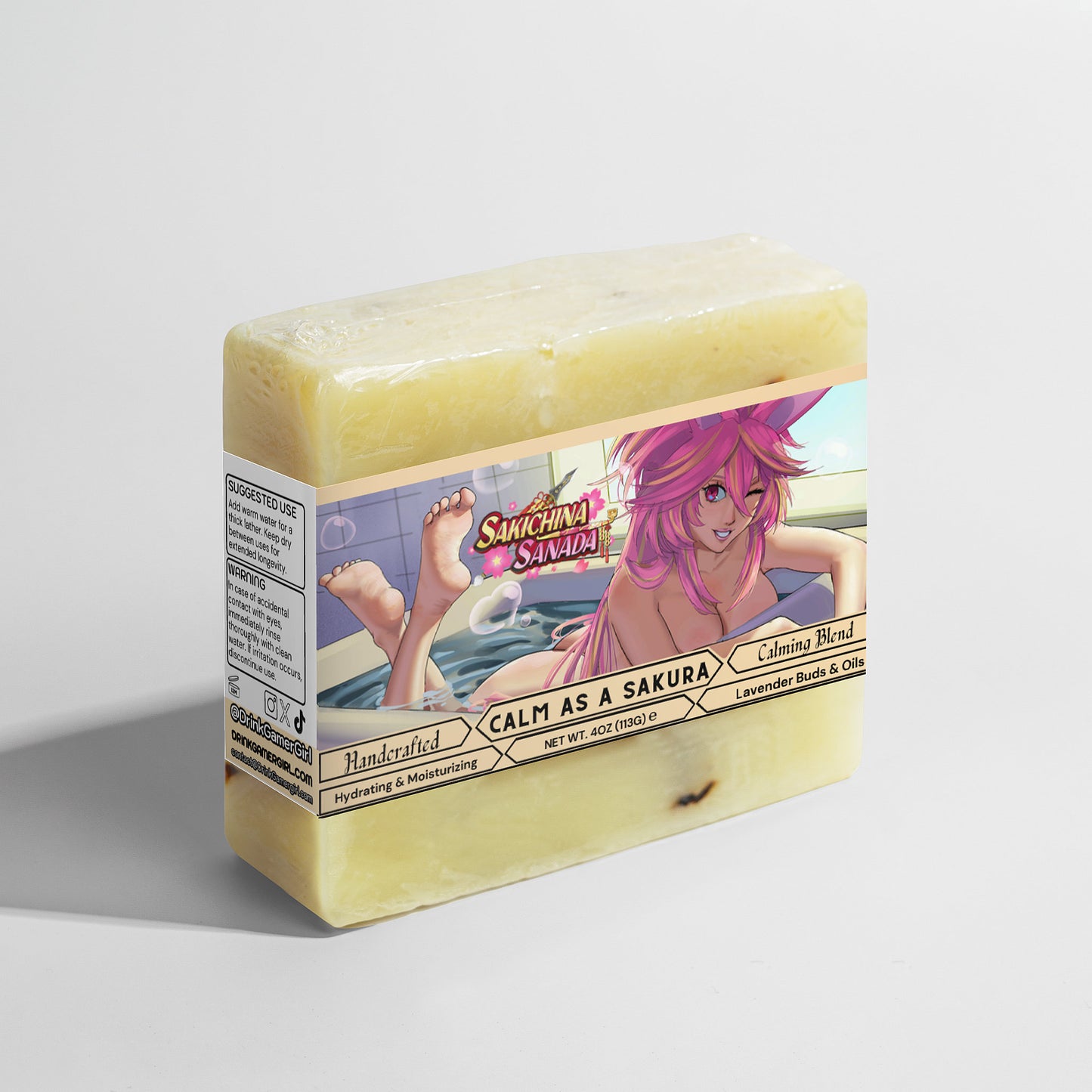 Sakichina Sanada - Calm as a Sakura Calming Lavender Soap