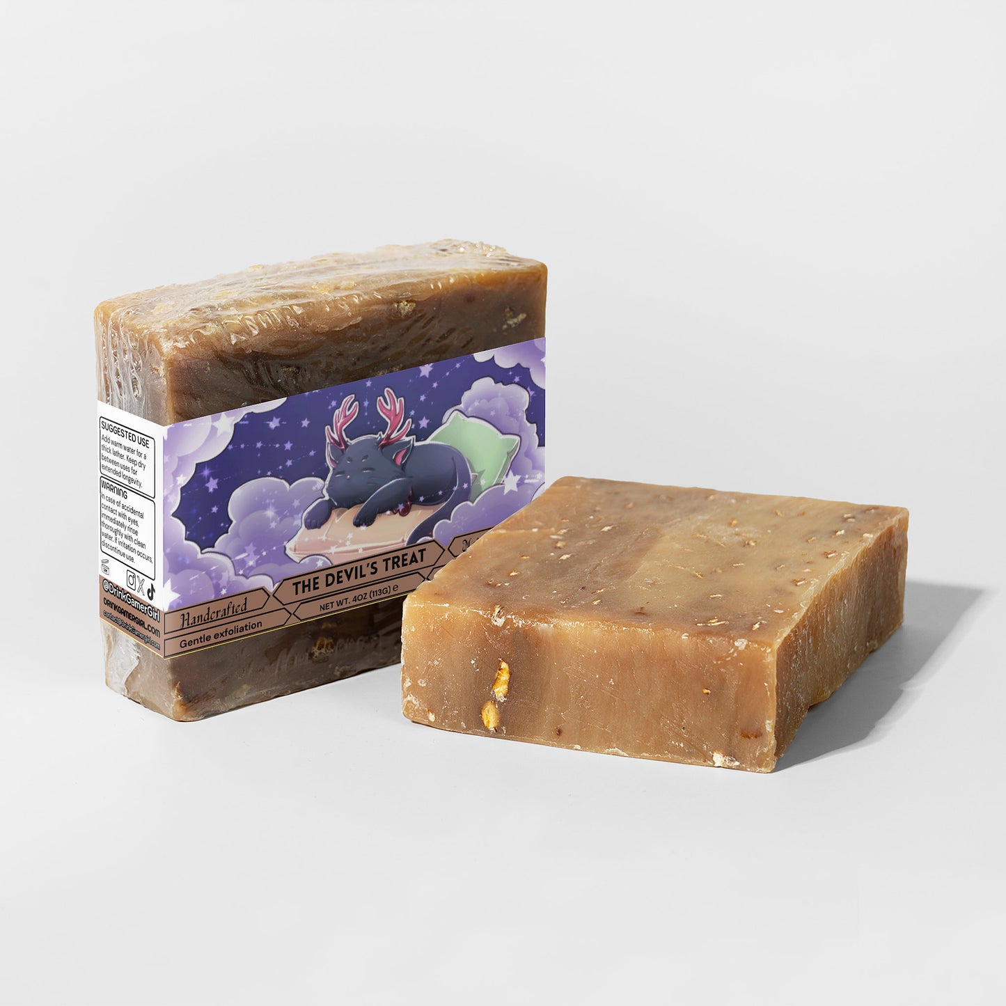 Vixenuvt - The Devil's Treat Oat Milk Honey Soap