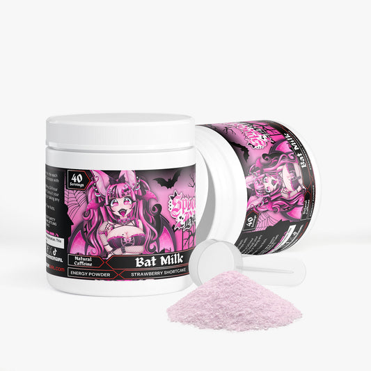 Spooky Batzy - Bat Milk Energy Powder (Strawberry Shortcake)