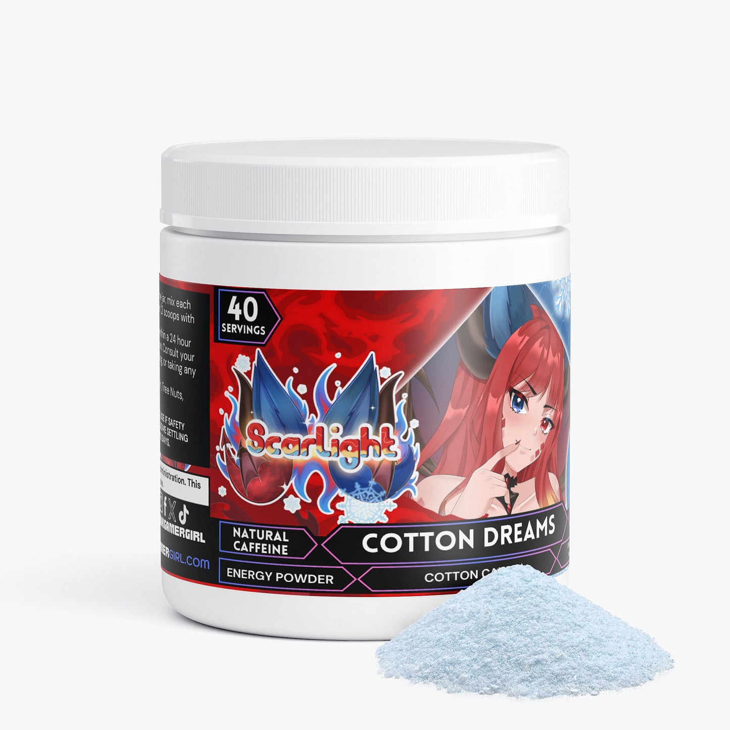 ScarLight - Cotton Dreams Energy Powder (Cotton Candy)