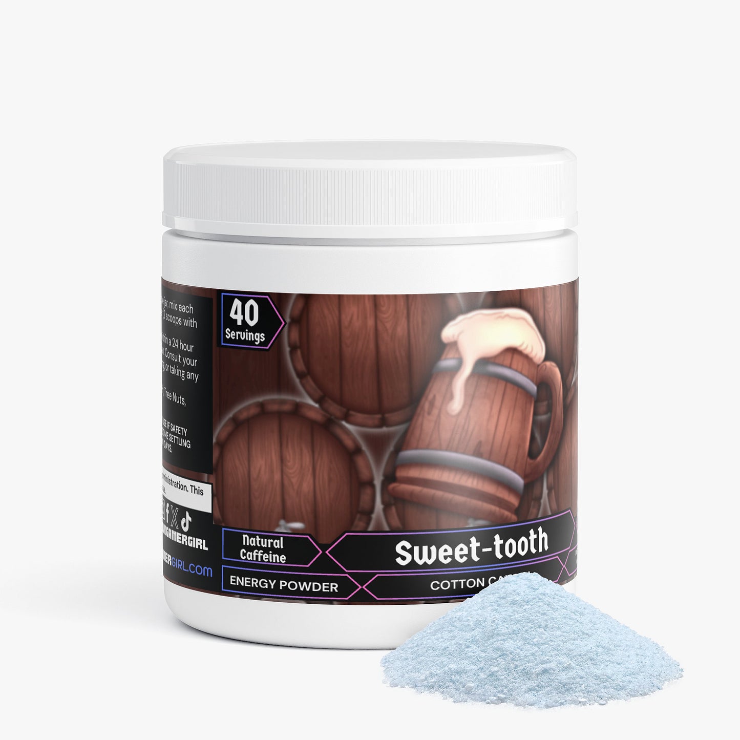 FinnishWarchief - Sweet-tooth Energy Powder (Cotton Candy)