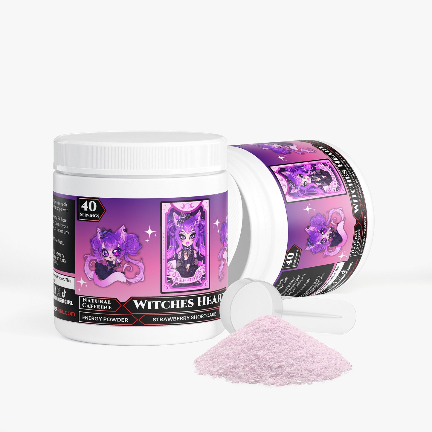 Lilliana Quinn - Witches Heart Energy Powder (Strawberry Shortcake)