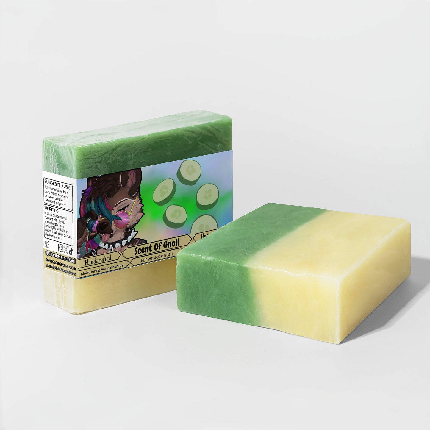 PrimalTheYeen - Scent of Gnoll Aloe & Cool Cucumber Soap