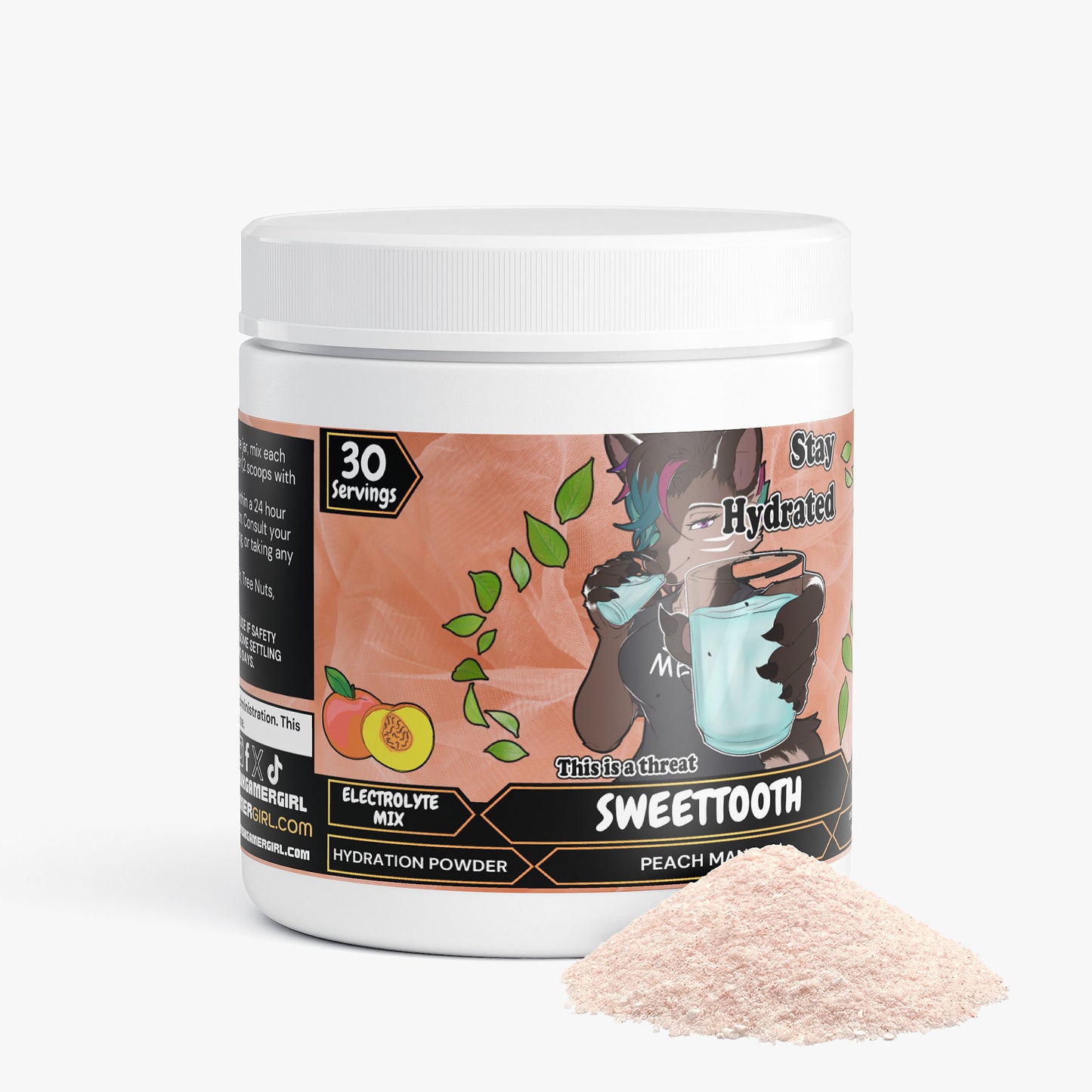 PrimalTheYeen - SweetTooth Hydration Powder (Peach Mango)