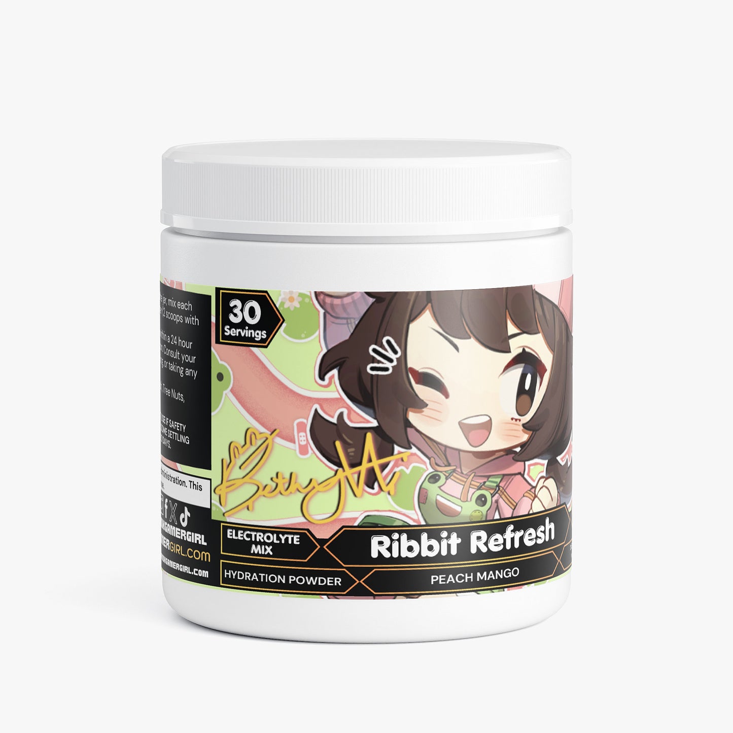 BethyVA - Ribbit Refresh Hydration Powder (Peach Mango)