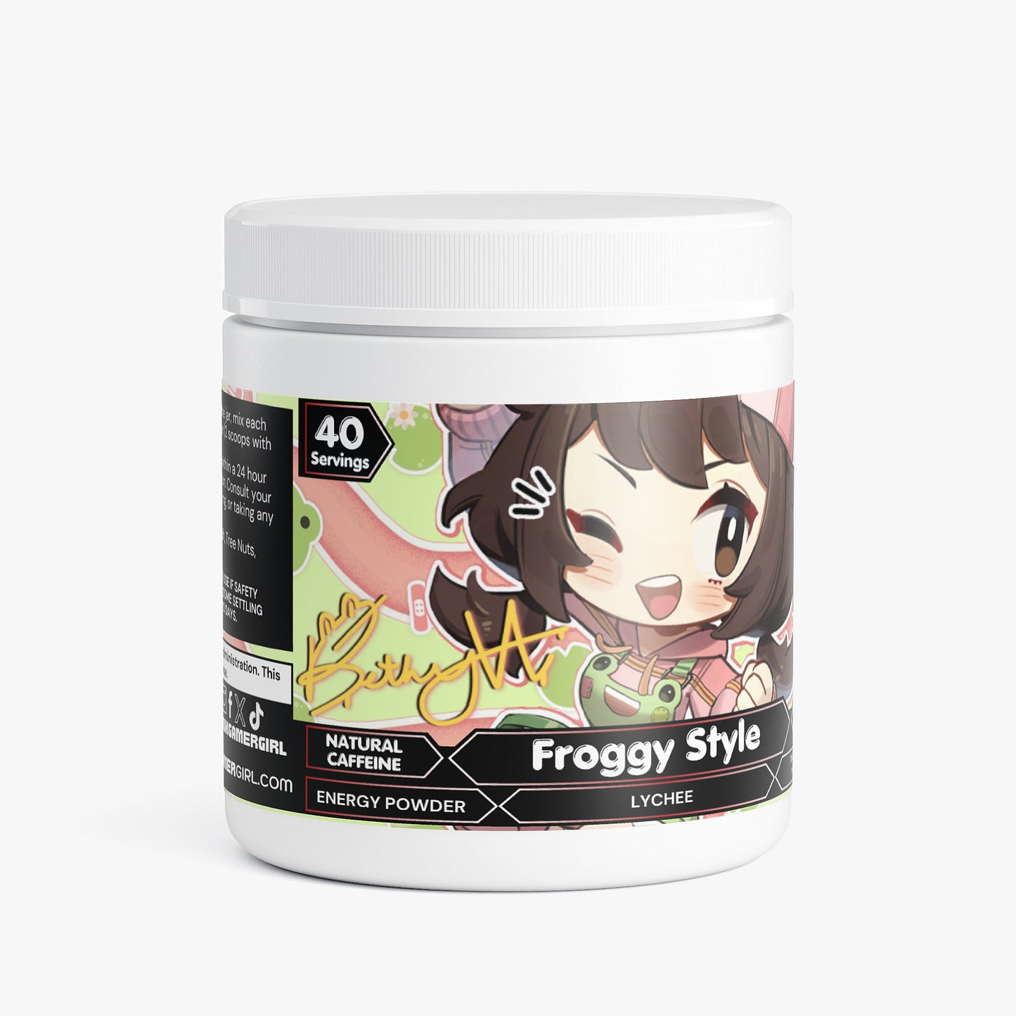 BethyVA - Froggy Style Energy Powder (Lychee Splash Energy)