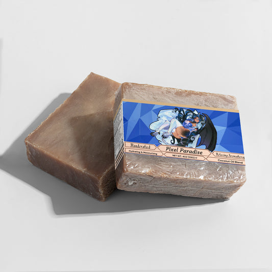 Basicallyval - Pixel Paradise Coconut Beach Soap