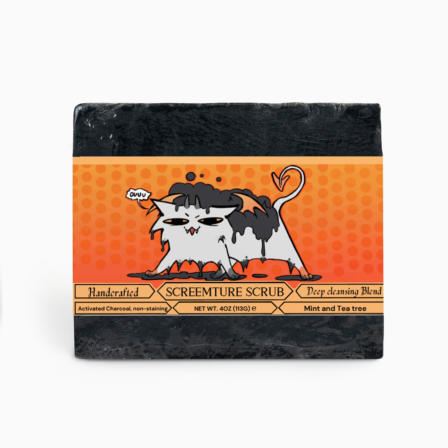 Pren - Screemture Scrub Charcoal Soap