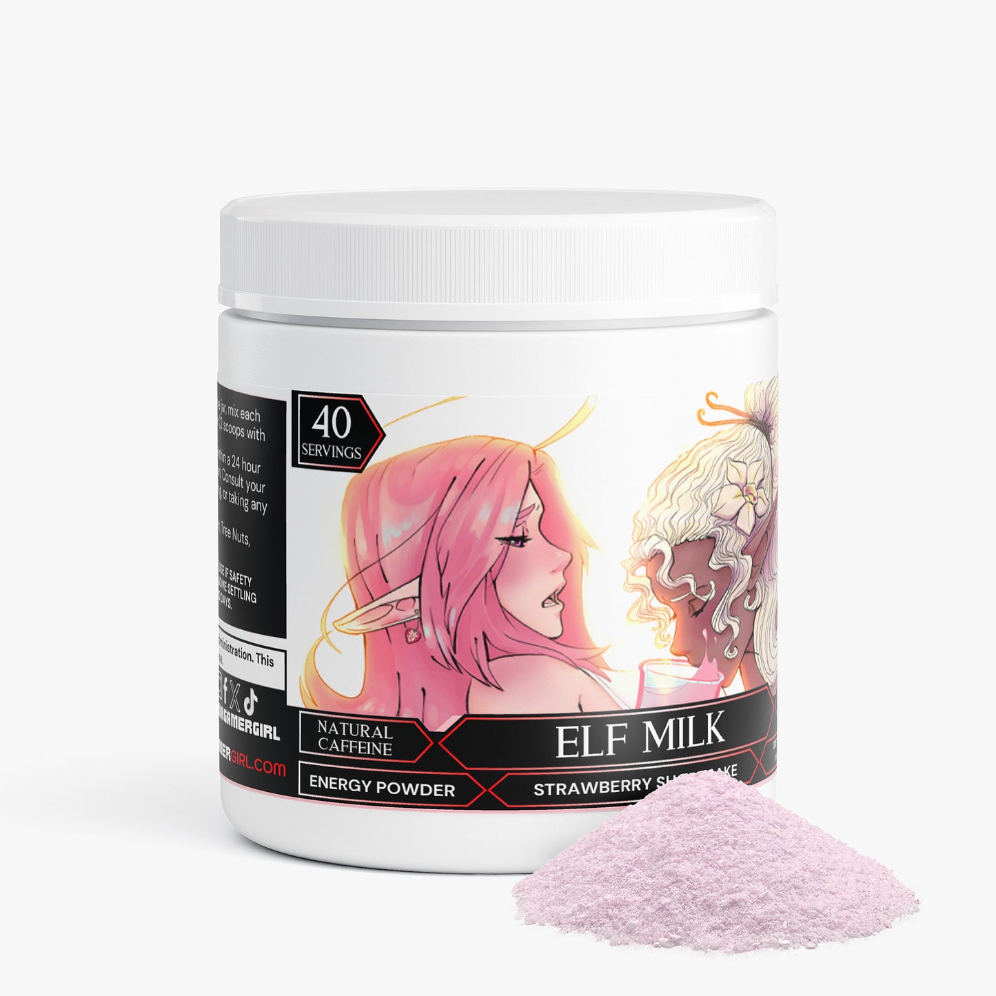 Pren - Elf Milk Energy Powder (Strawberry Shortcake)
