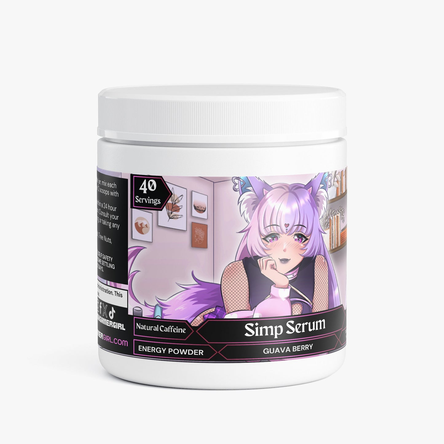 Vixxie Nocturne - Simp Serum Energy Powder (Guava Berry)