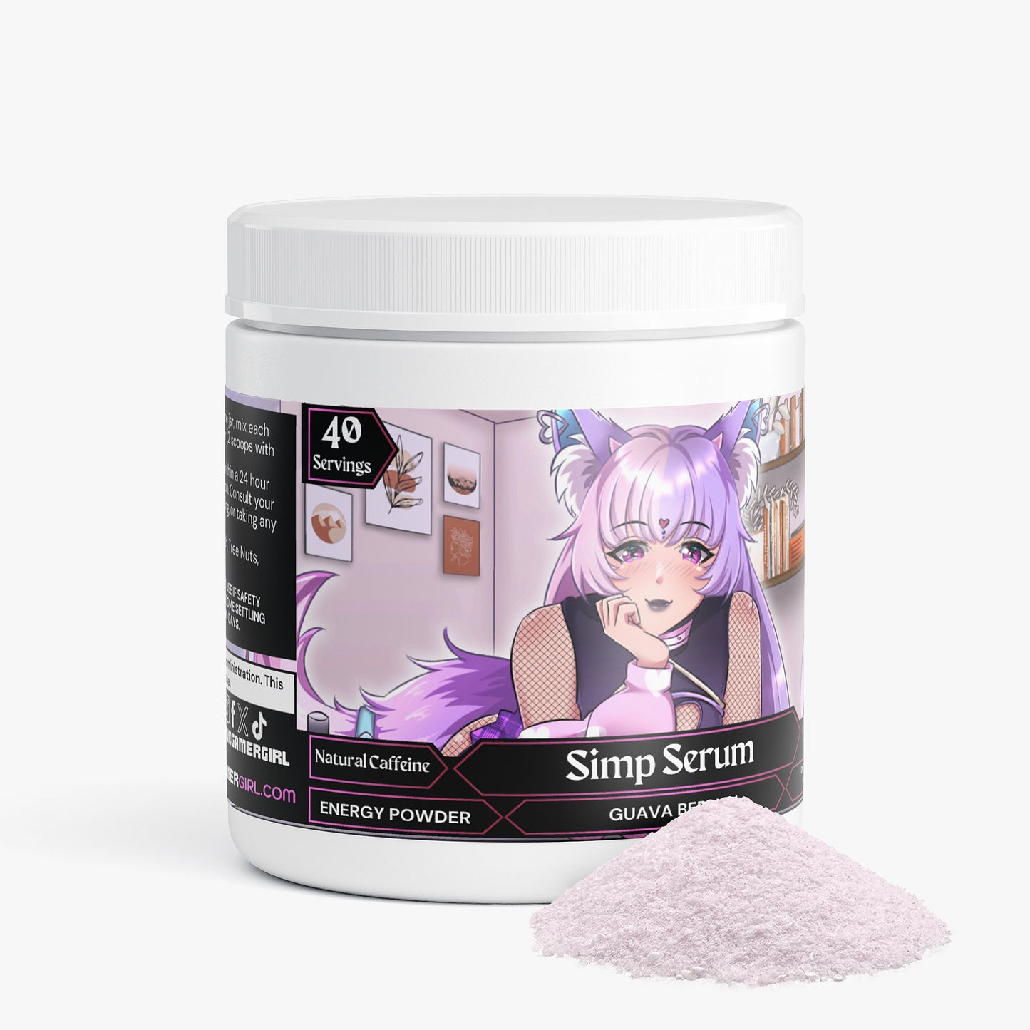 Vixxie Nocturne - Simp Serum Energy Powder (Guava Berry)