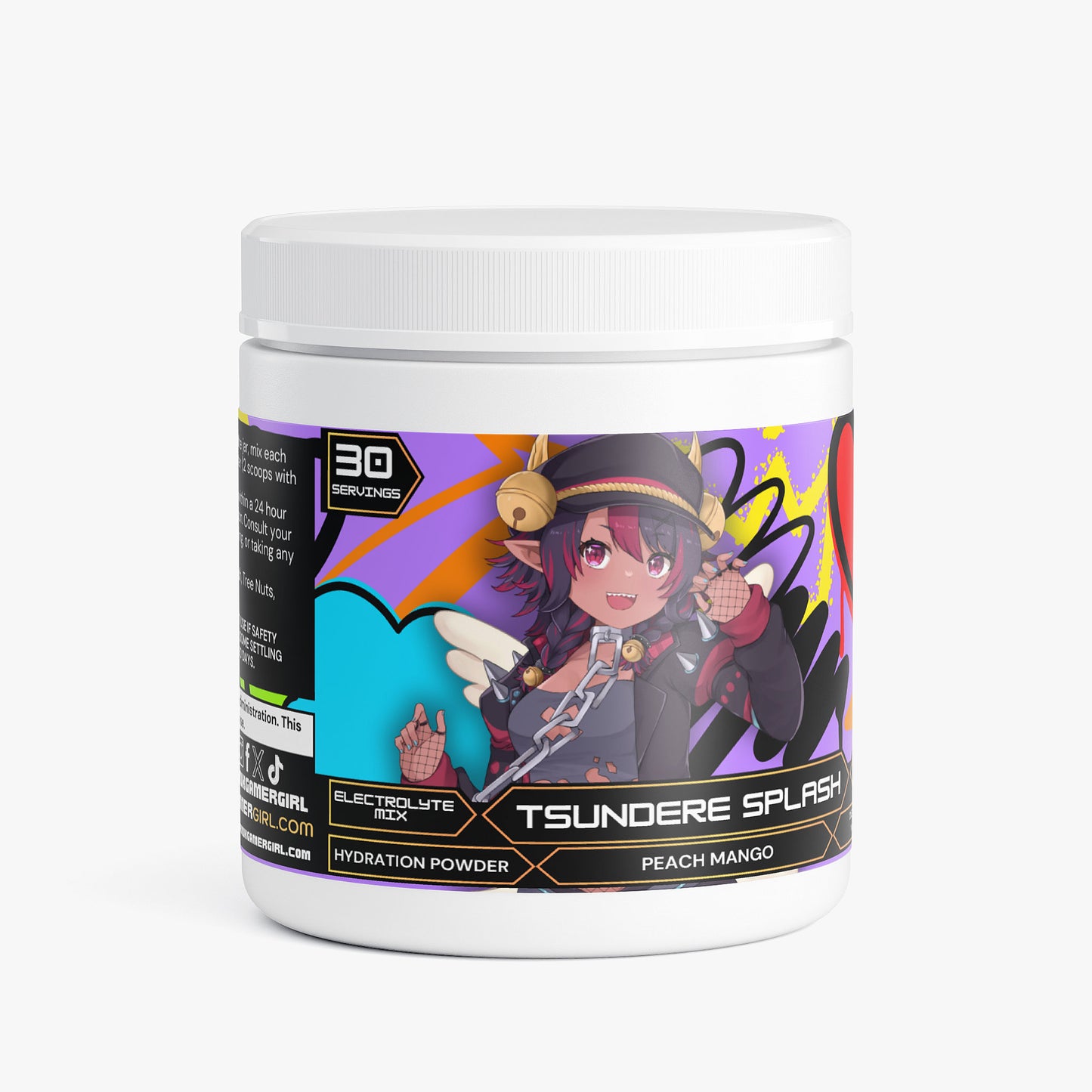 WildSpice - Tsundere Splash Hydration Powder (Peach Mango)