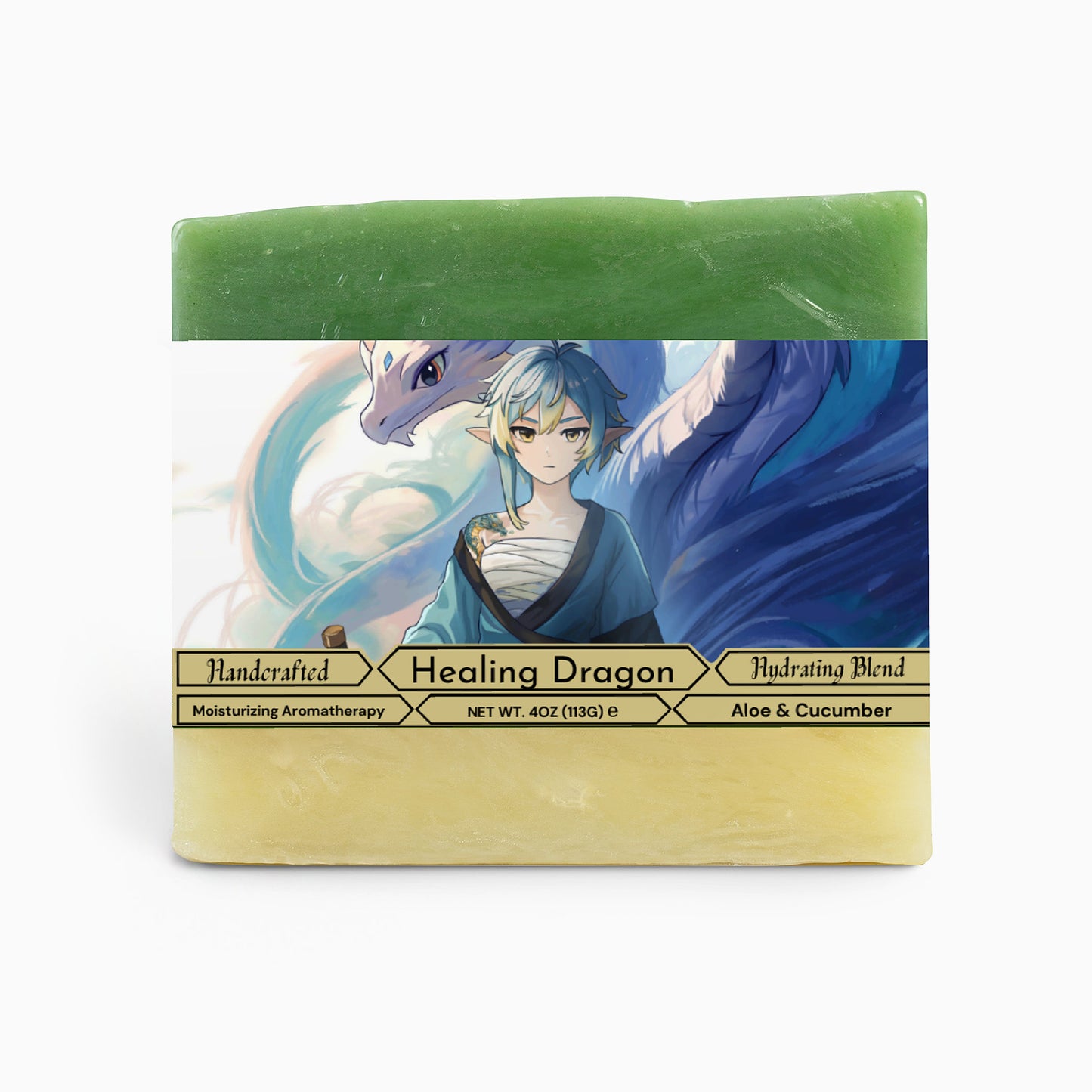 Sabiella Drakeheart - Healing Dragon Aloe & Cool Cucumber Soap