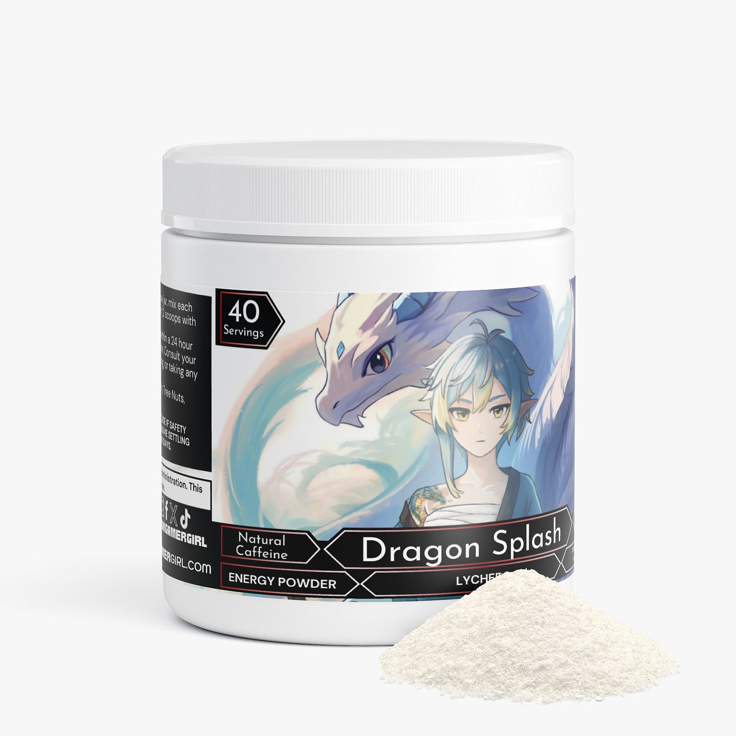 Sabiella Drakeheart - Dragon Splash Energy Powder (Lychee Energy)