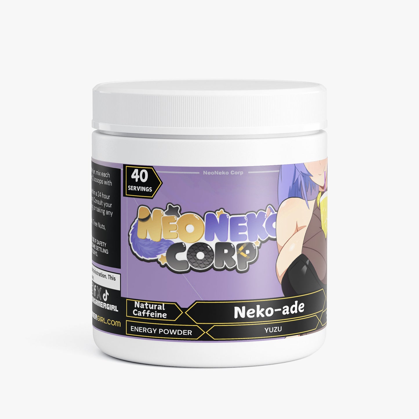 Neo Gray - Neko-ade Energy Powder (Yuzu Flavor)