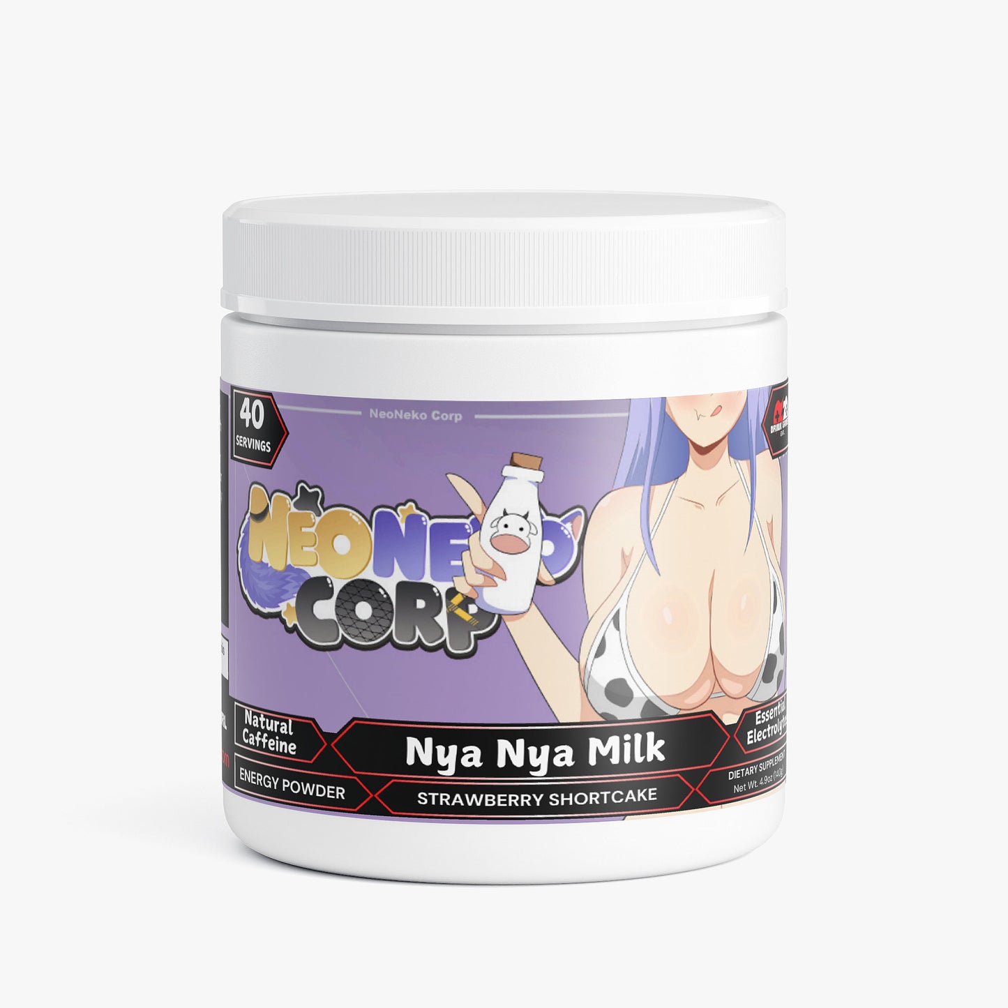 Neo Gray - Nya Nya Milk Energy Powder (Strawberry Shortcake)