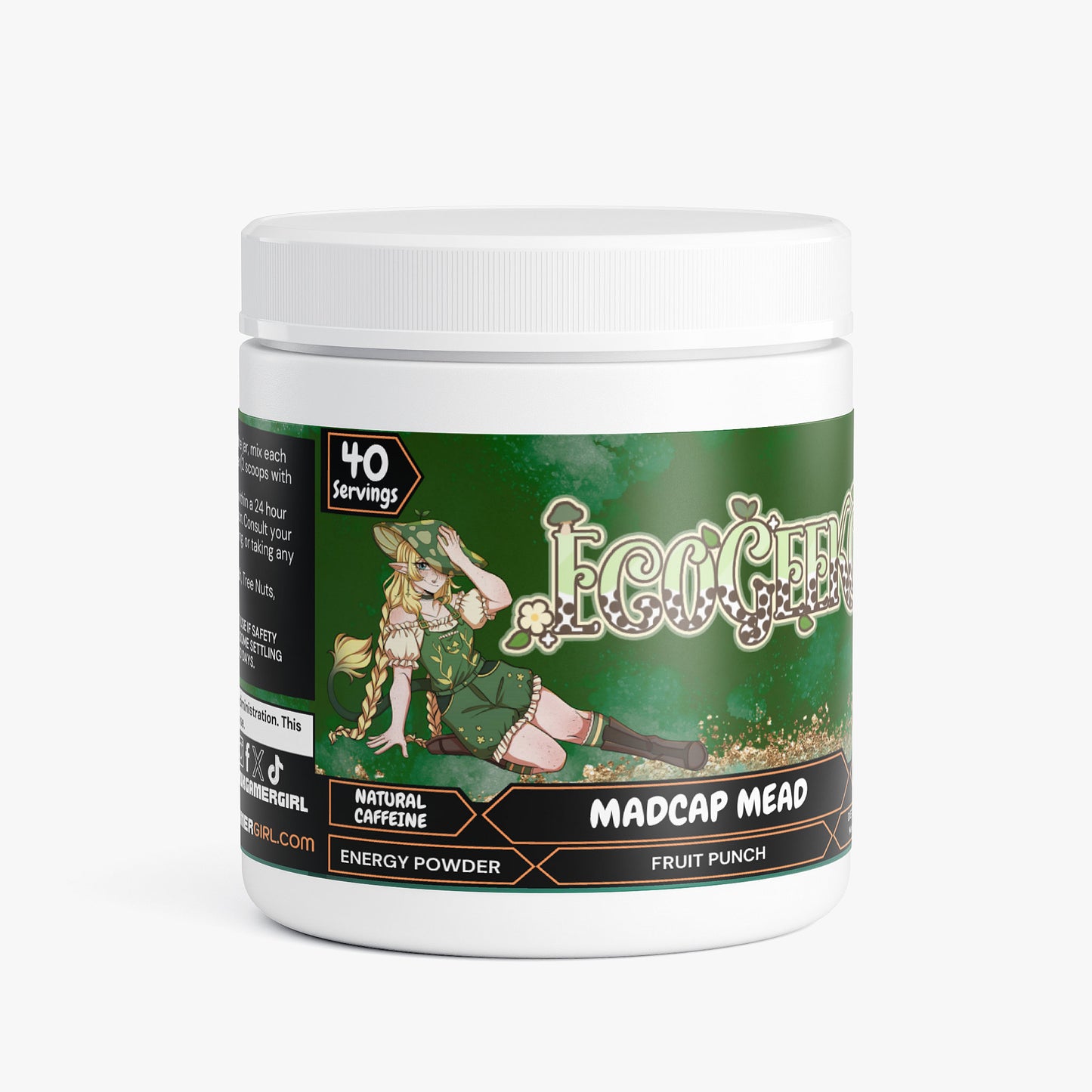 EcoGeeko - Madcap Mead Energy Powder (Fruit Punch)