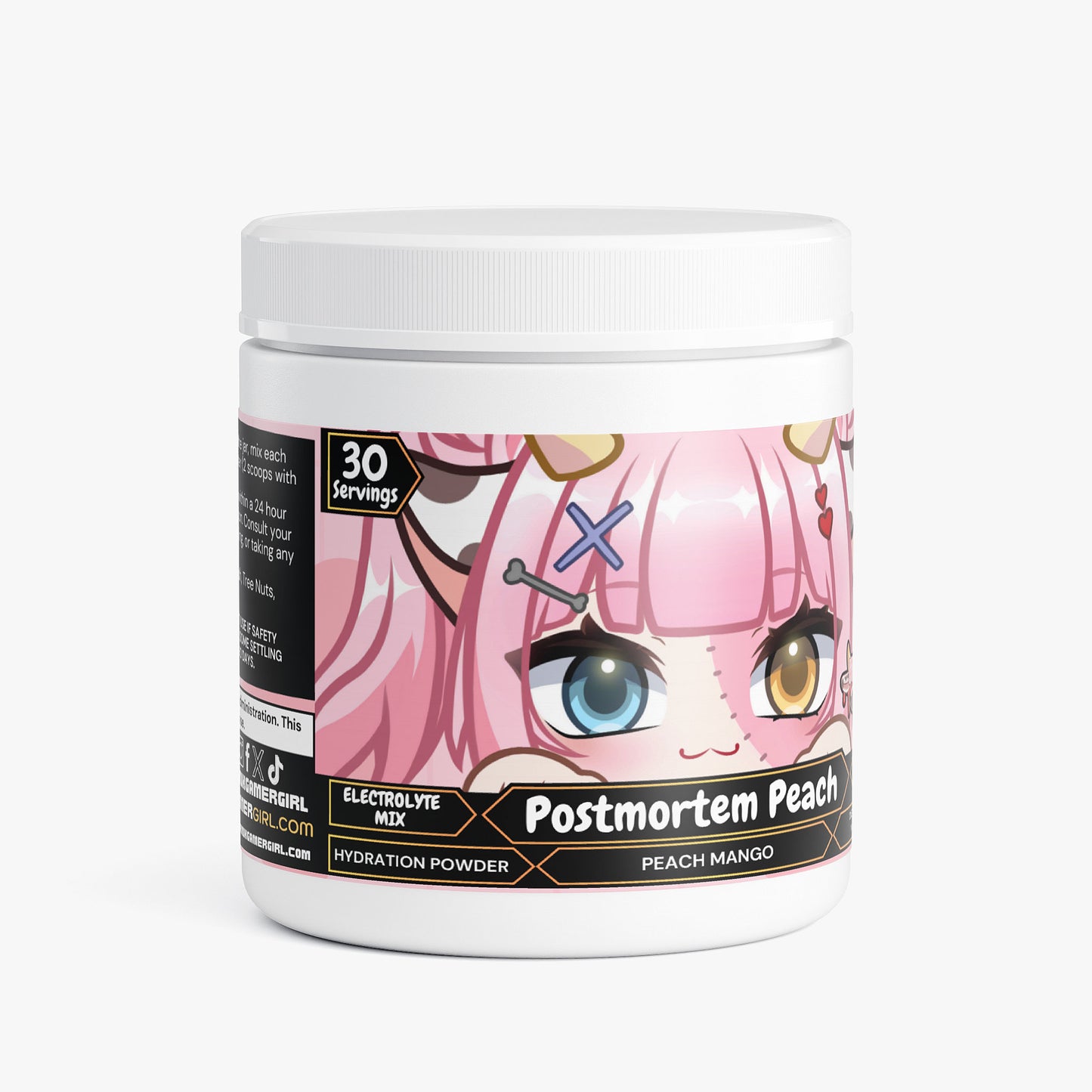 MoobieVT - Postmortem Peach Hydration Powder (Peach Mango)