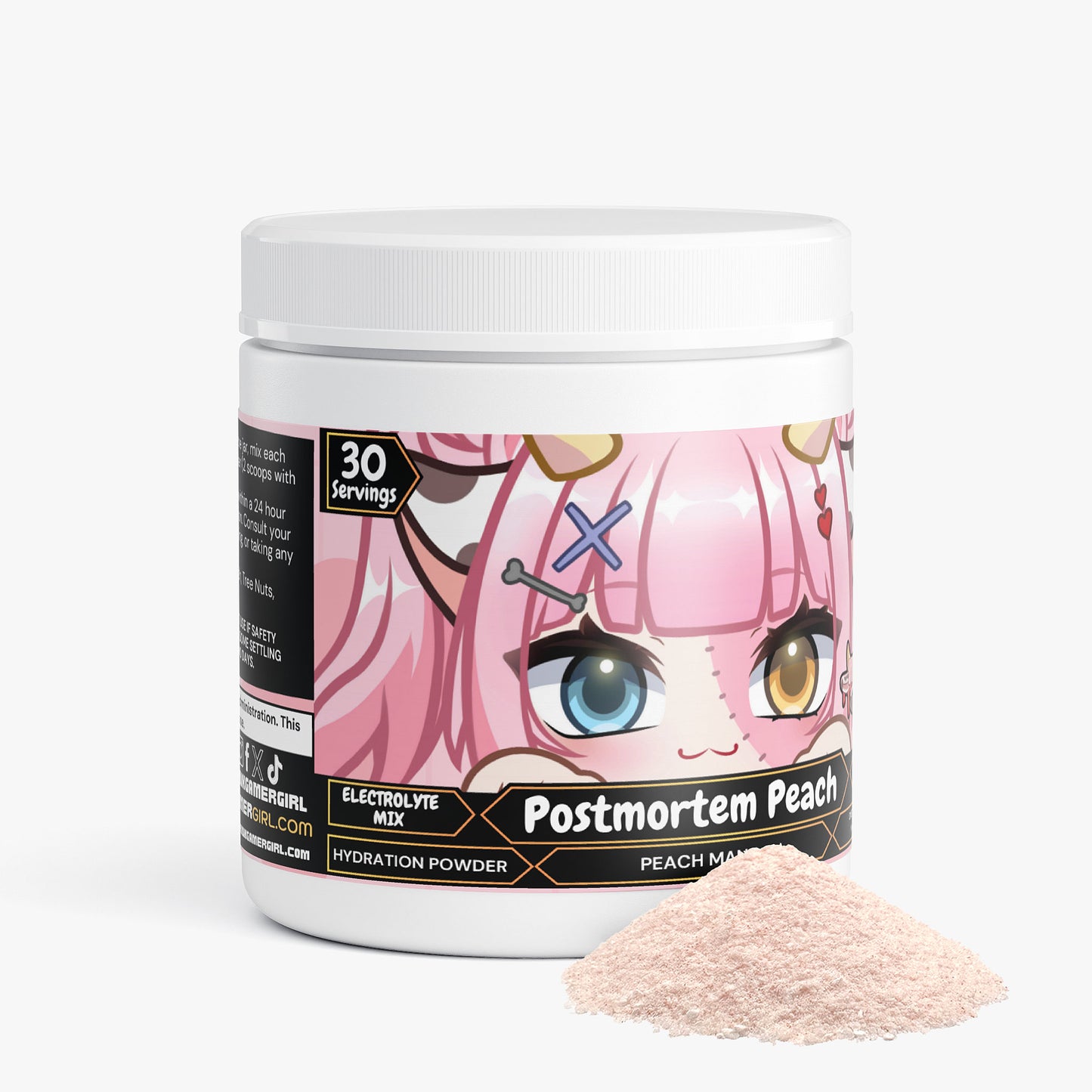 MoobieVT - Postmortem Peach Hydration Powder (Peach Mango)