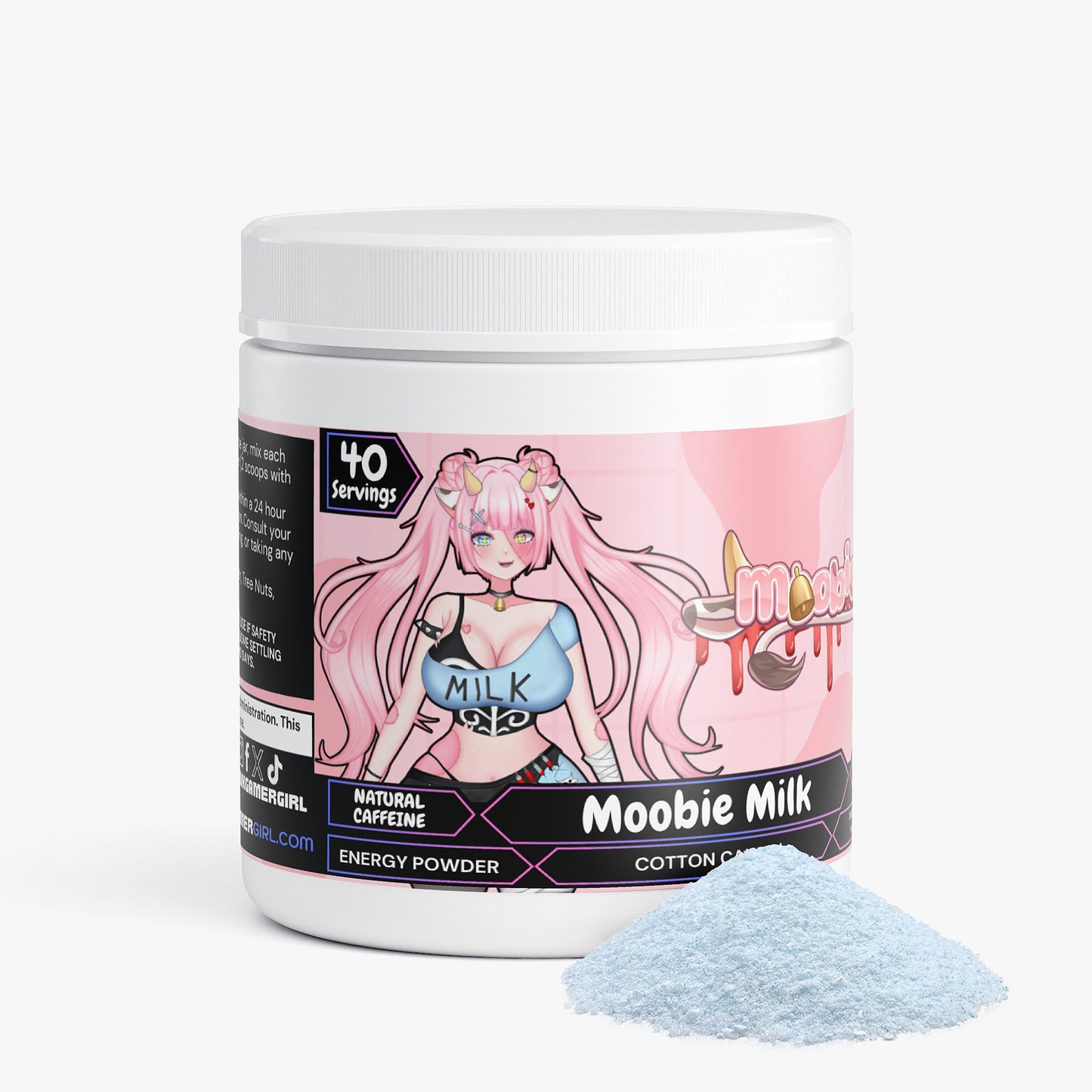 MoobieVT - Moobie Milk Energy Powder (Cotton Candy)