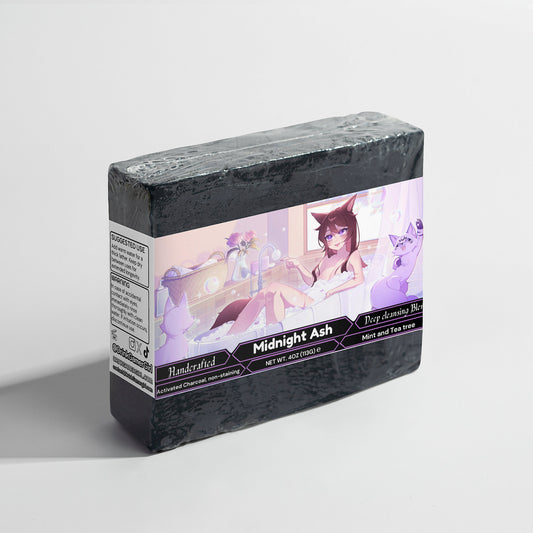 Akiphonic - Midnight Ash Charcoal Soap