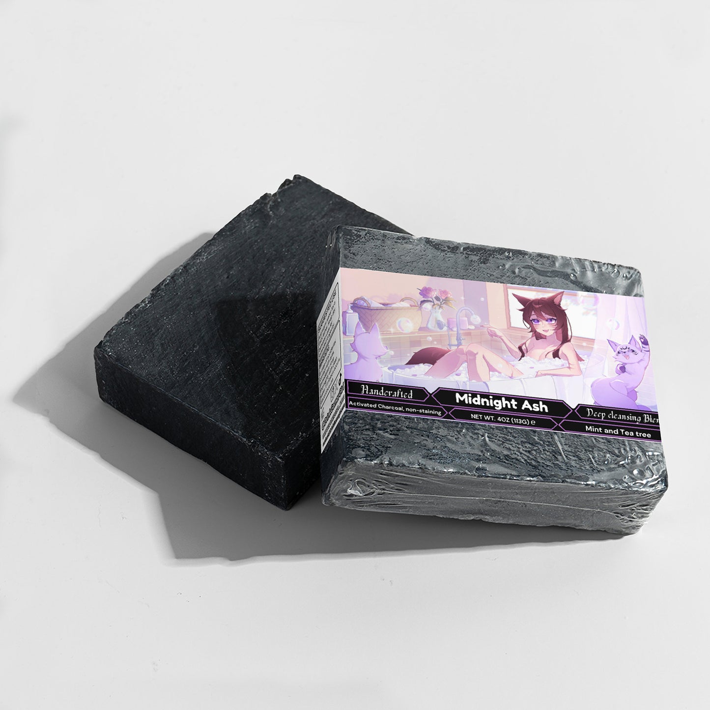 Akiphonic - Midnight Ash Charcoal Soap