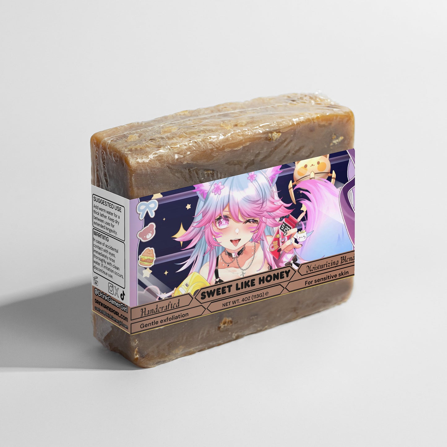 Akuma Miko - Sweet Like Honey Oat Milk Honey Soap