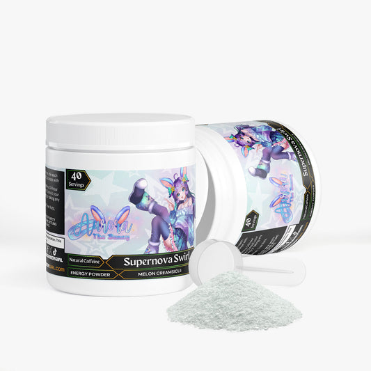 AuroraTheBunny - Supernova Swirl Energy Powder (Melon Creamsicle)