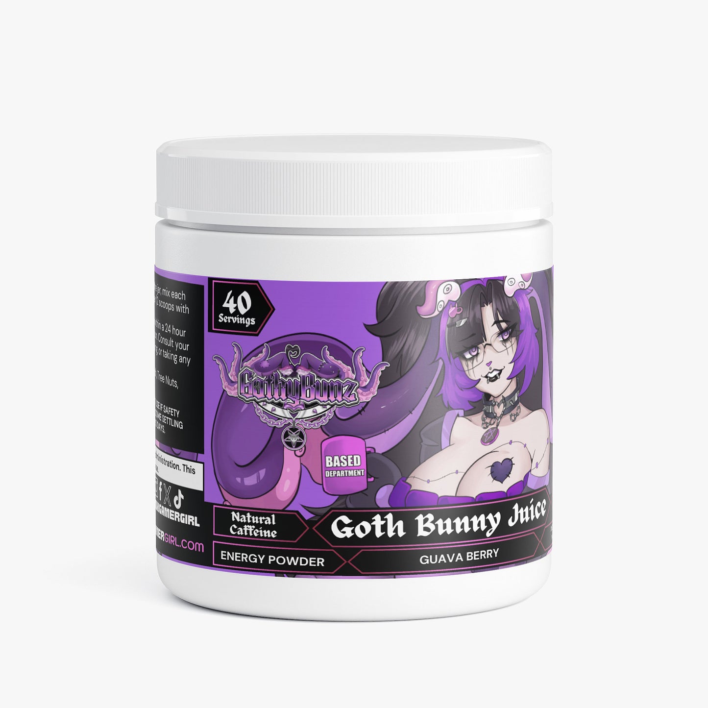 GothyBunz - Goth Bunny Juice Energy Powder (Guava Berry)