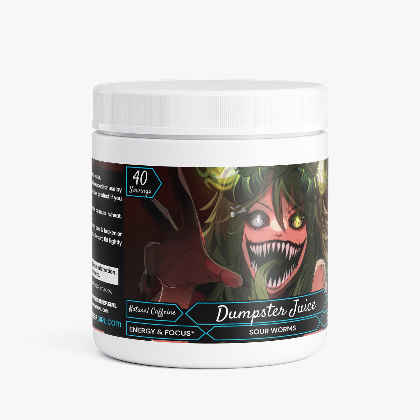 Nyghtia - Dumpster Juice Focus Powder (Sour Worms)