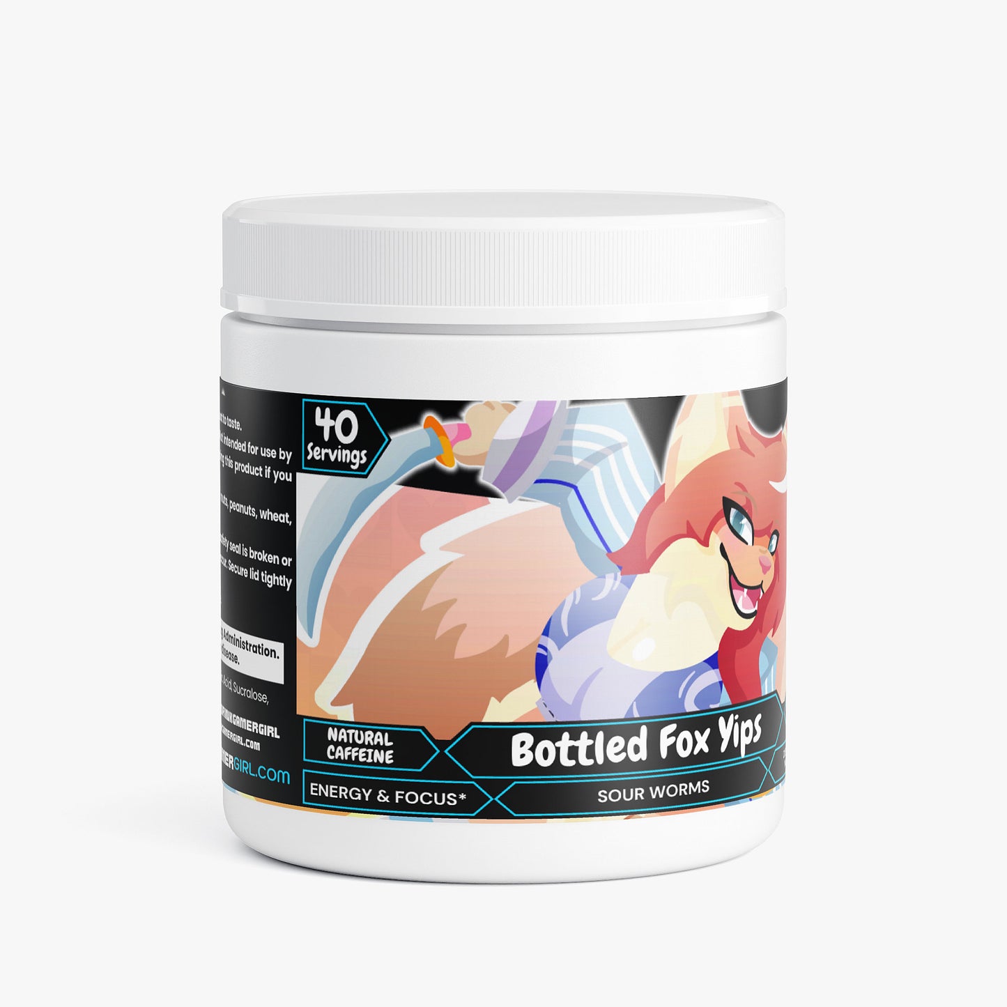 KatFox - Bottled Fox Yips Focus Powder (Sour Worms)